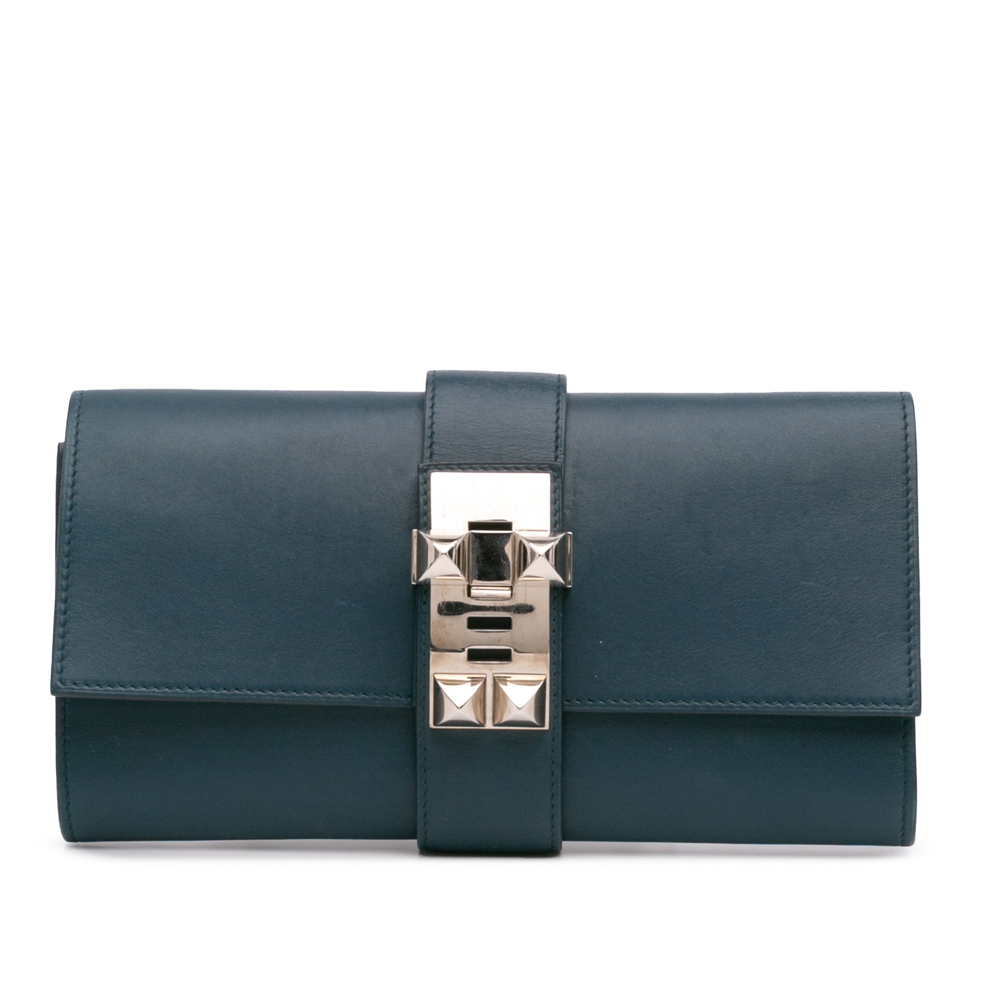 Hermès Tadelakt Medor Clutch 23 - image 1