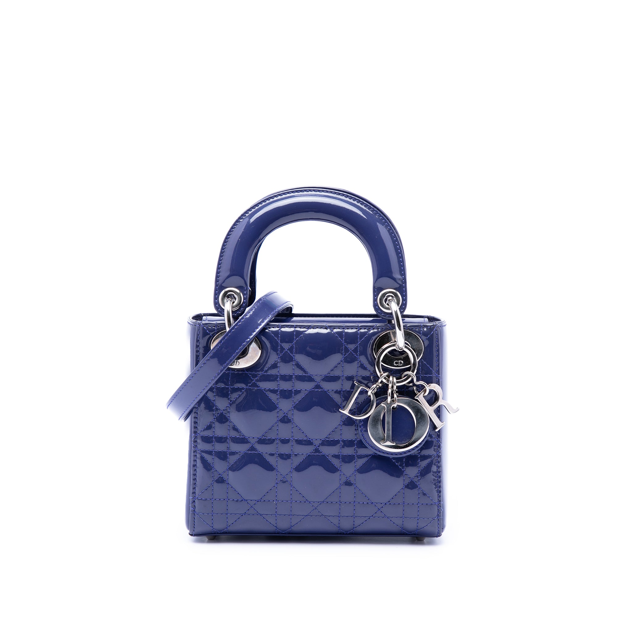 Dior Mini Patent Cannage Lady Dior - image 1