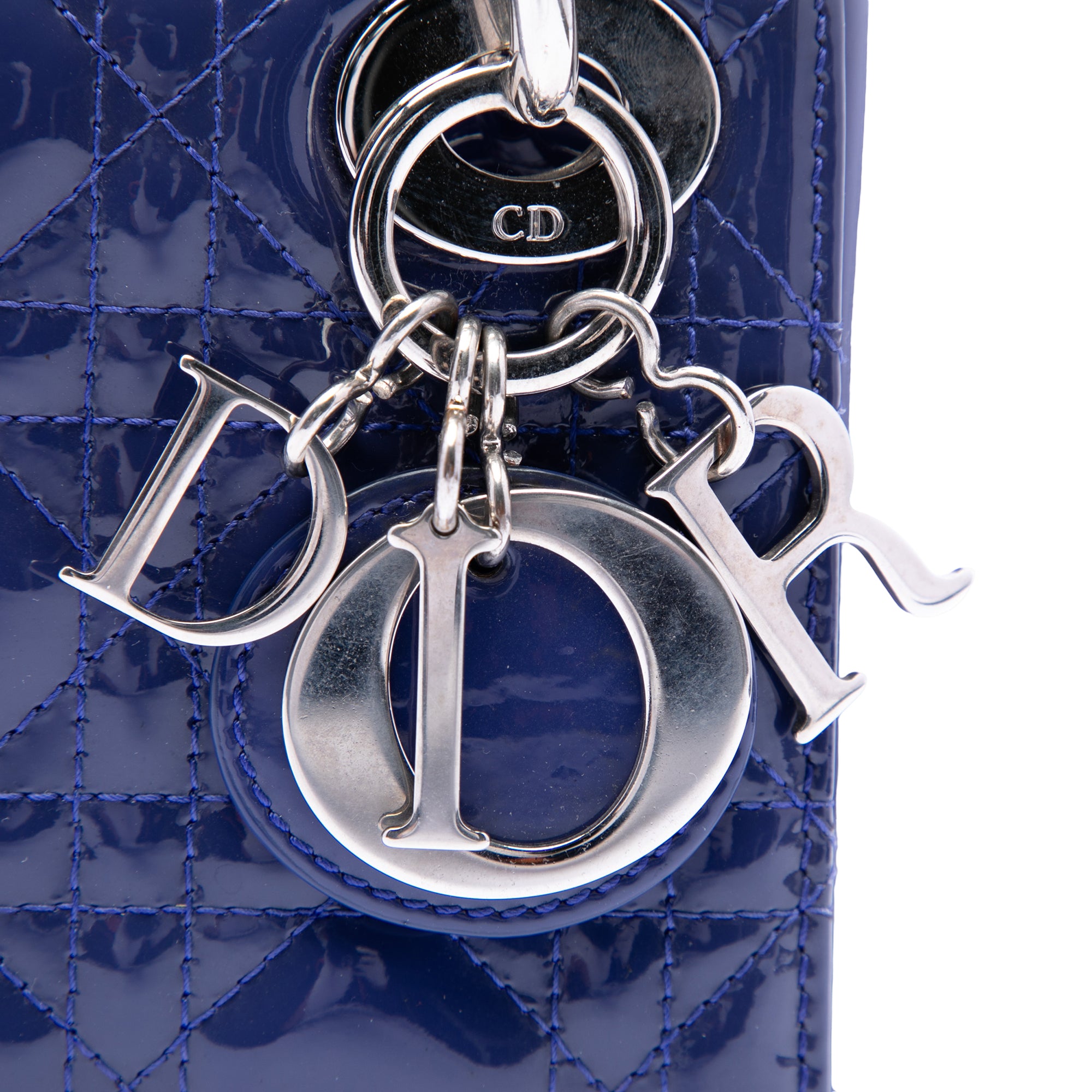 Dior Mini Patent Cannage Lady Dior - image 5