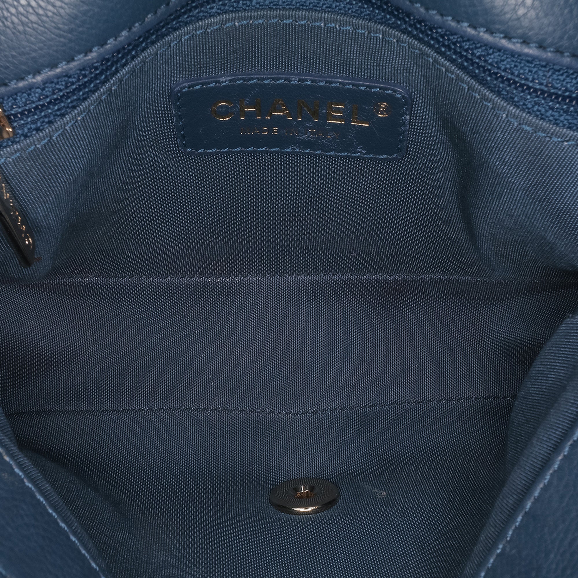 Chanel Small Quilted Caviar Studded Chain Handle Flap - image 4