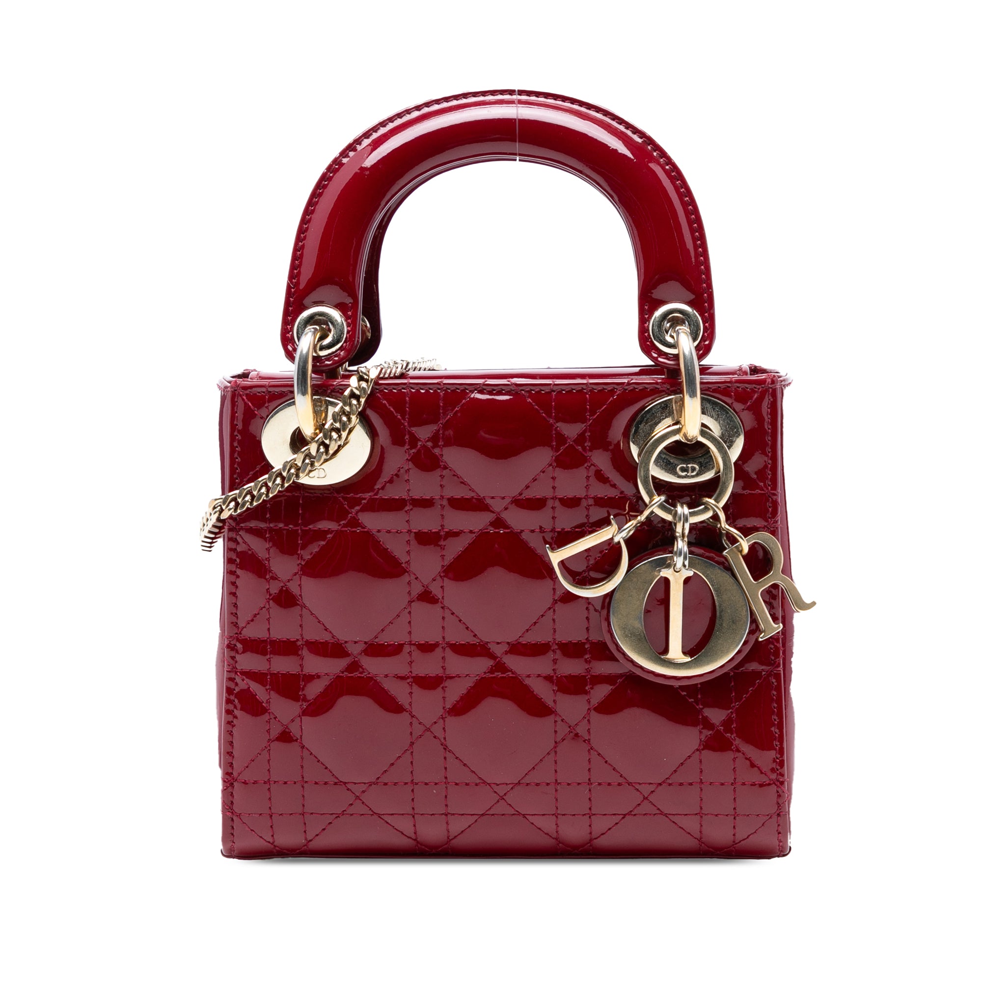 Dior Mini Patent Cannage Lady Dior - image 1