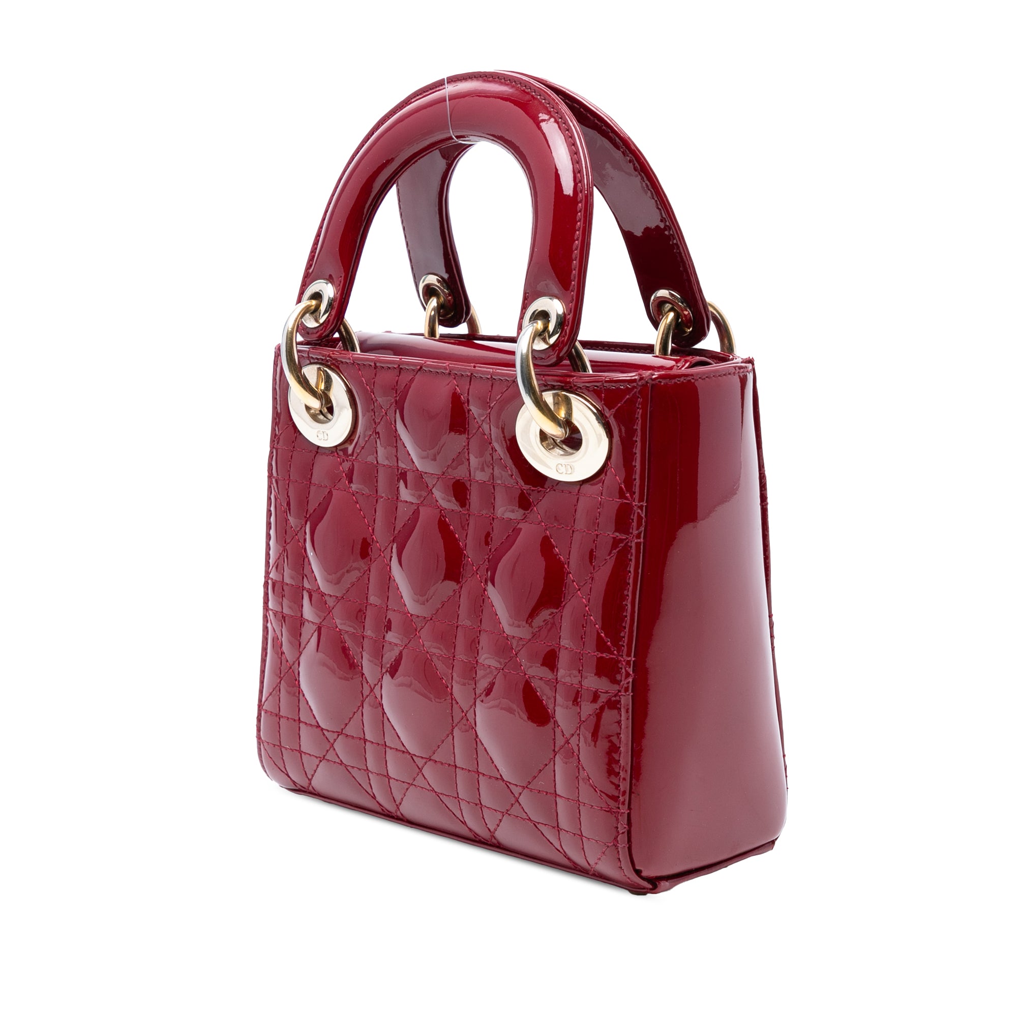 Dior Mini Patent Cannage Lady Dior - image 2