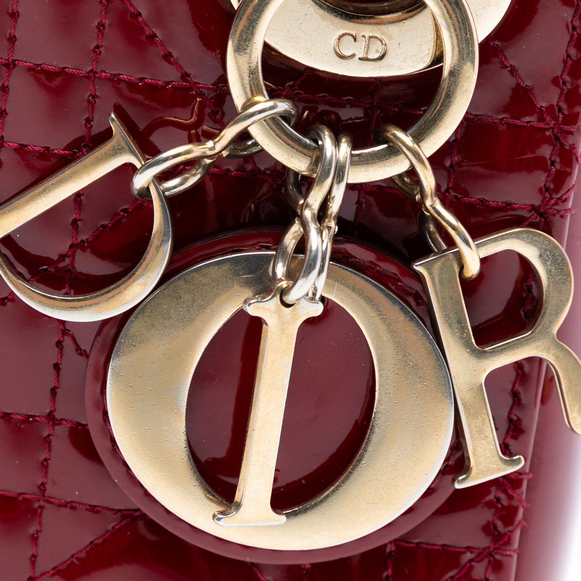 Dior Mini Patent Cannage Lady Dior - image 6