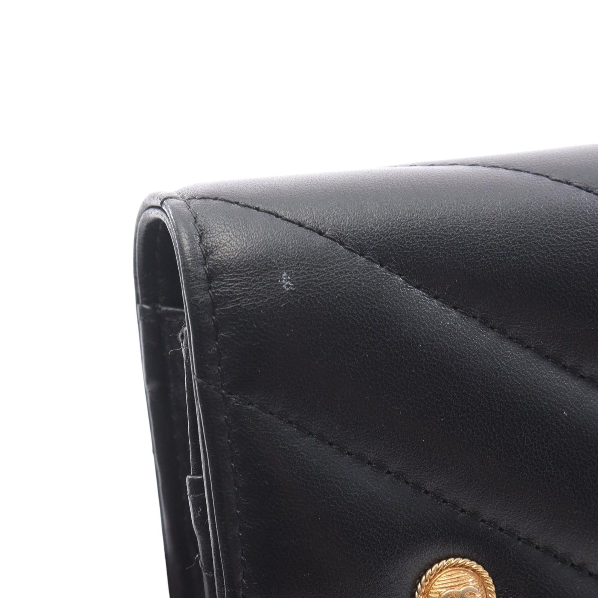 Chanel Chevron Lambskin Button Wallet On Chain - image 5