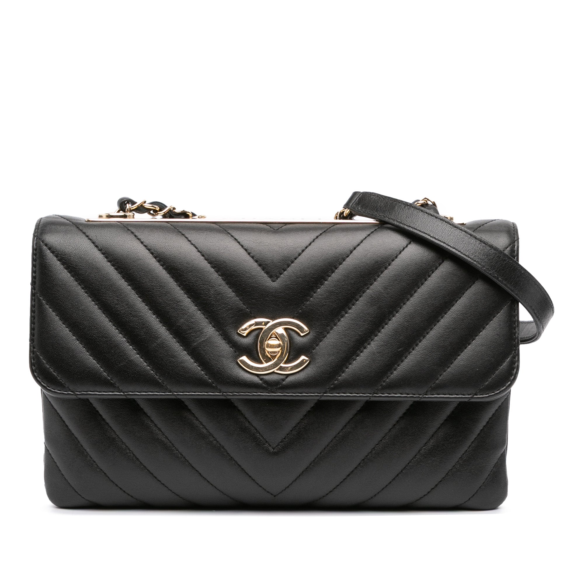 Chanel Chevron Lambskin Trendy CC Flap - image 1