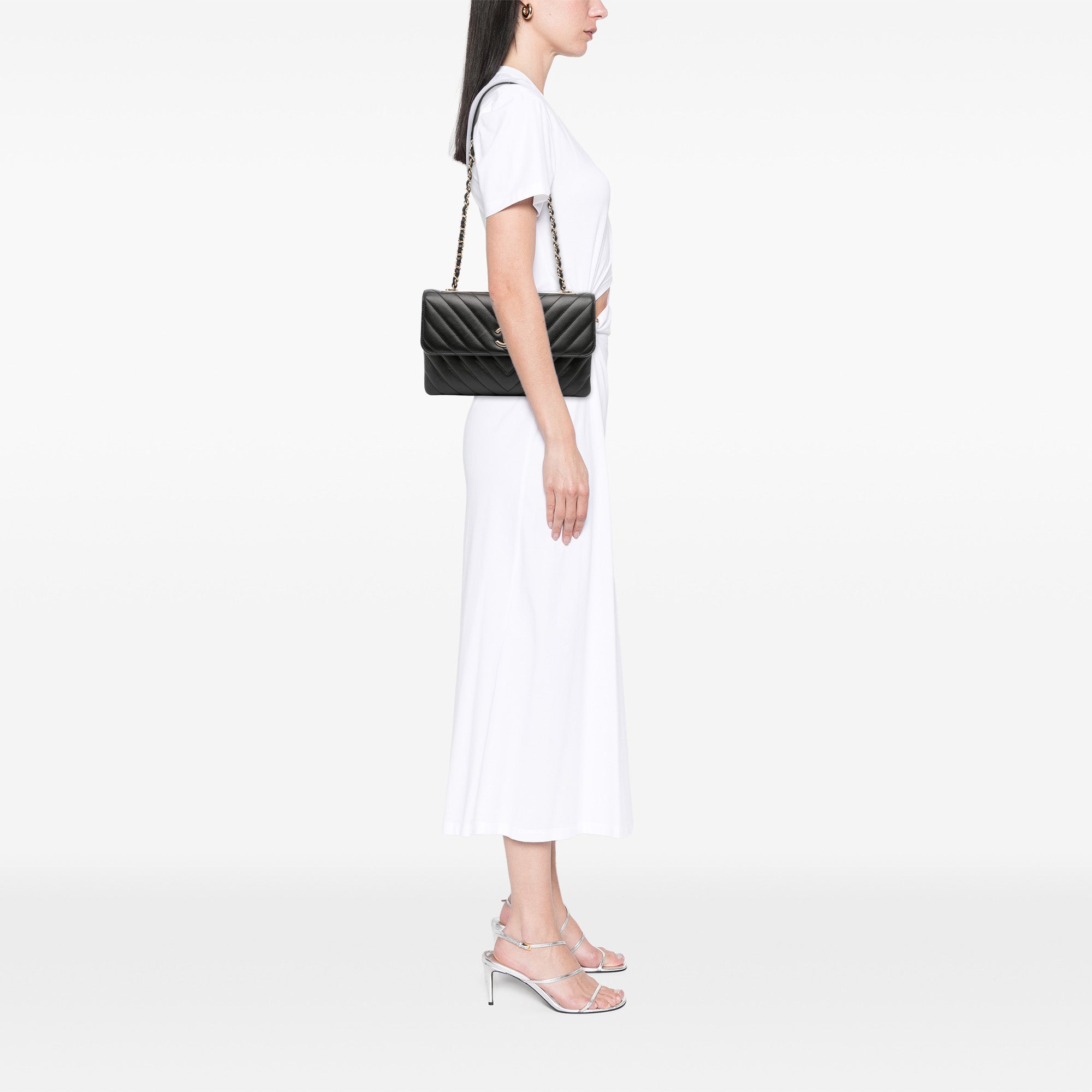 Chanel Chevron Lambskin Trendy CC Flap - image 11