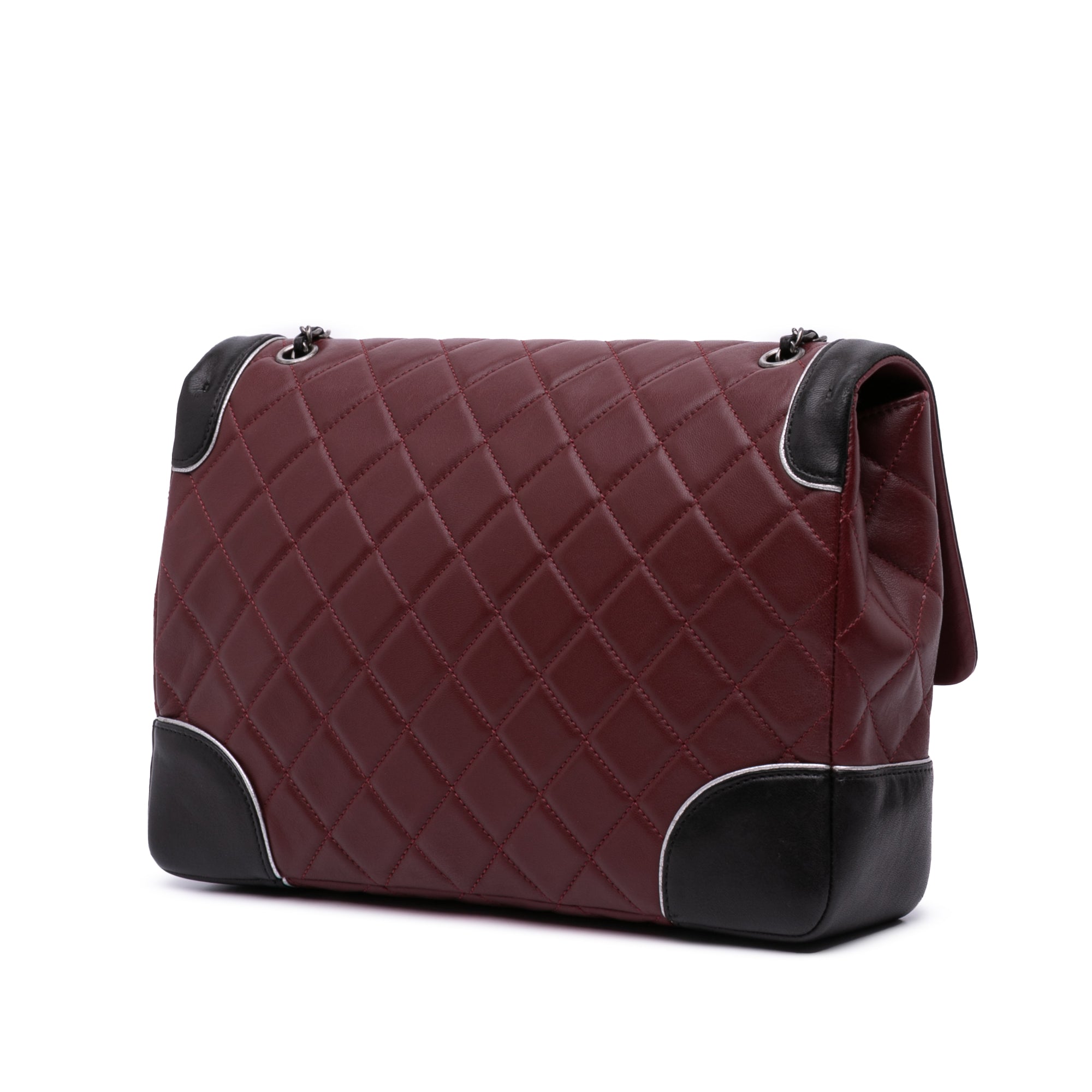 Chanel Paris-Salzburg Jumbo Bicolor Quilted Lambskin Tyrolean Flap - image 2