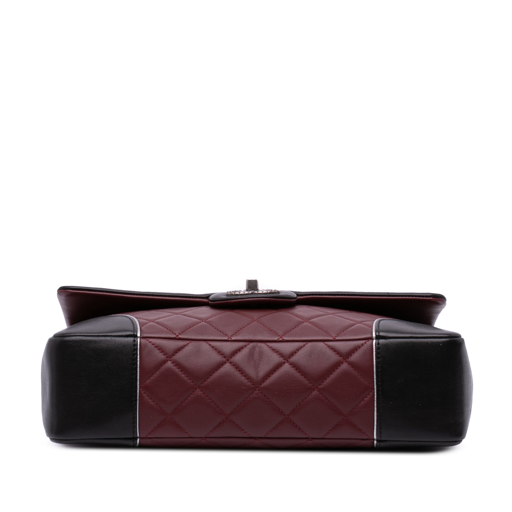 Chanel Paris-Salzburg Jumbo Bicolor Quilted Lambskin Tyrolean Flap - image 3