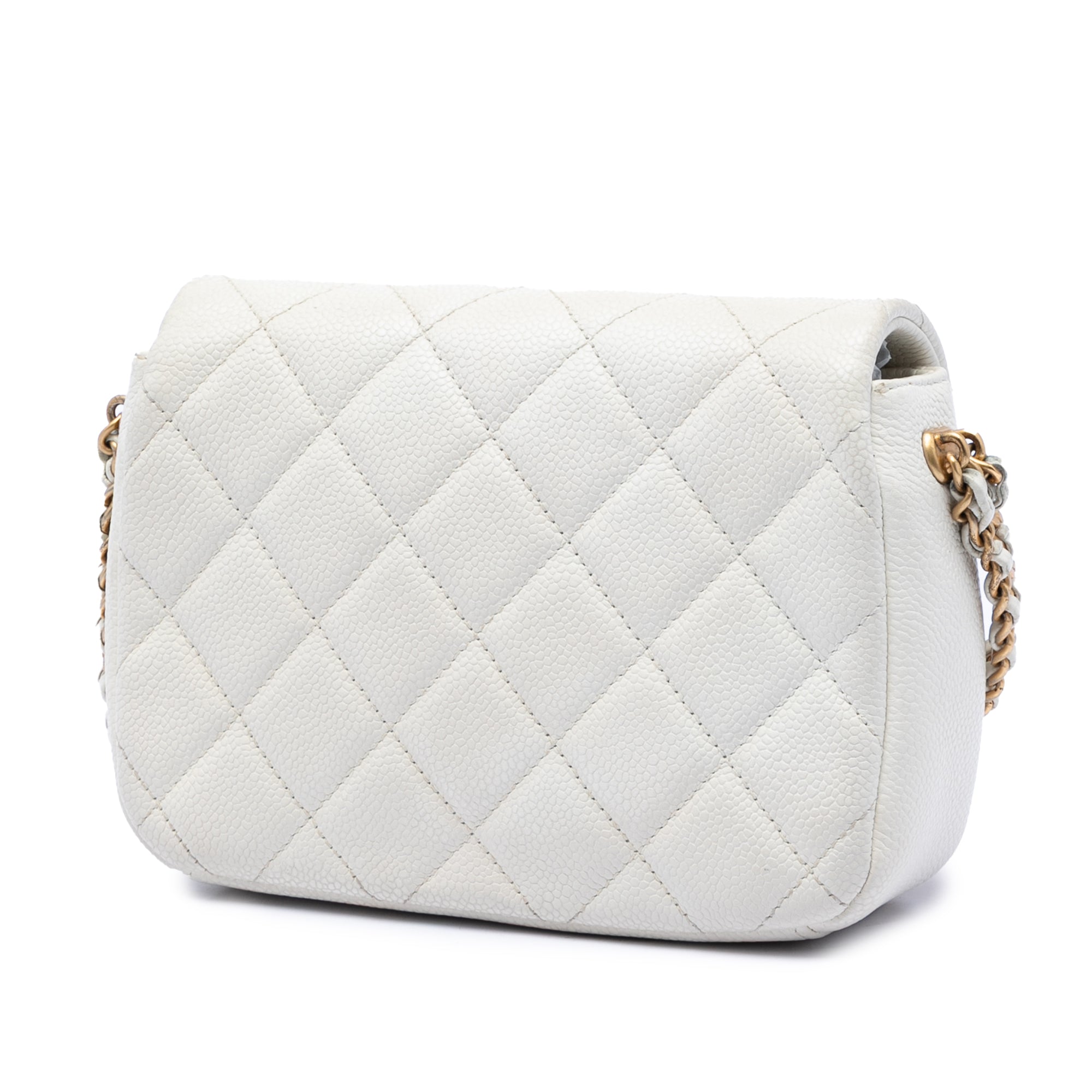 Chanel Mini Quilted Caviar Chain Soul Flap - image 2