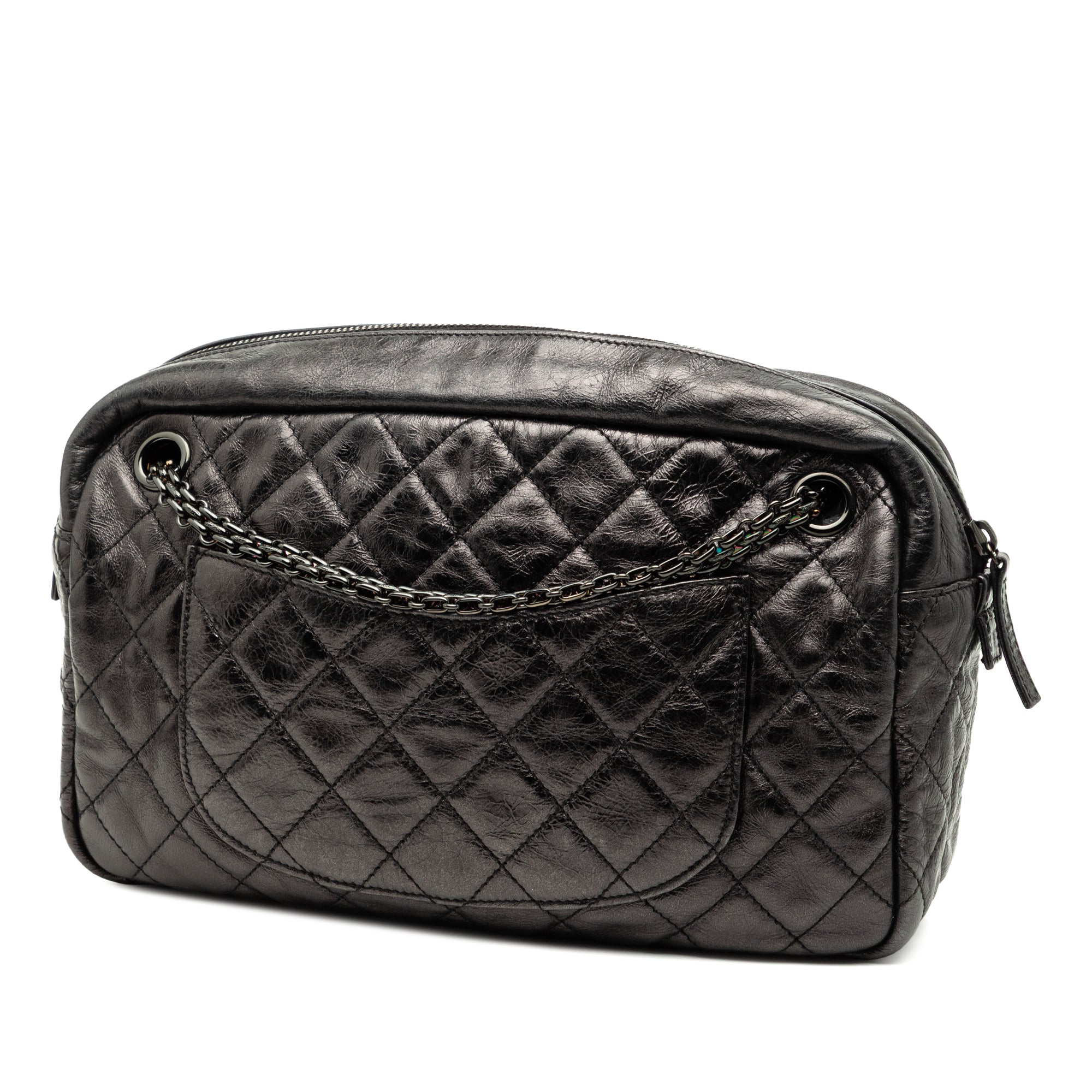 Chanel Medium Reissue 2.55 Quilted Aged Calfskin Camera Bag - image 2