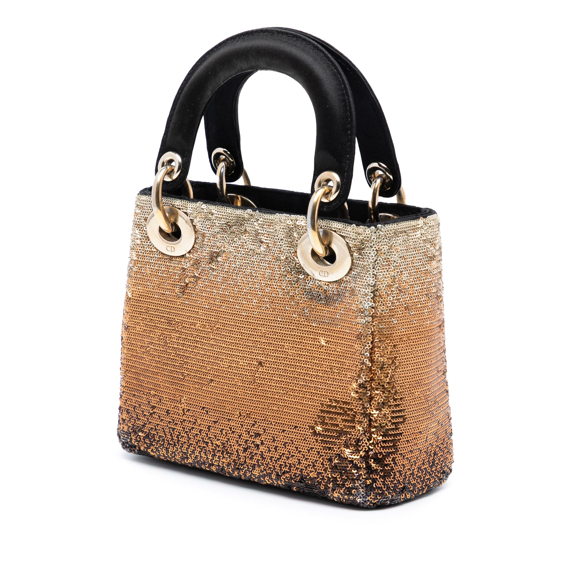 Dior Mini Satin Sequin Gradient Lady Dior - image 2