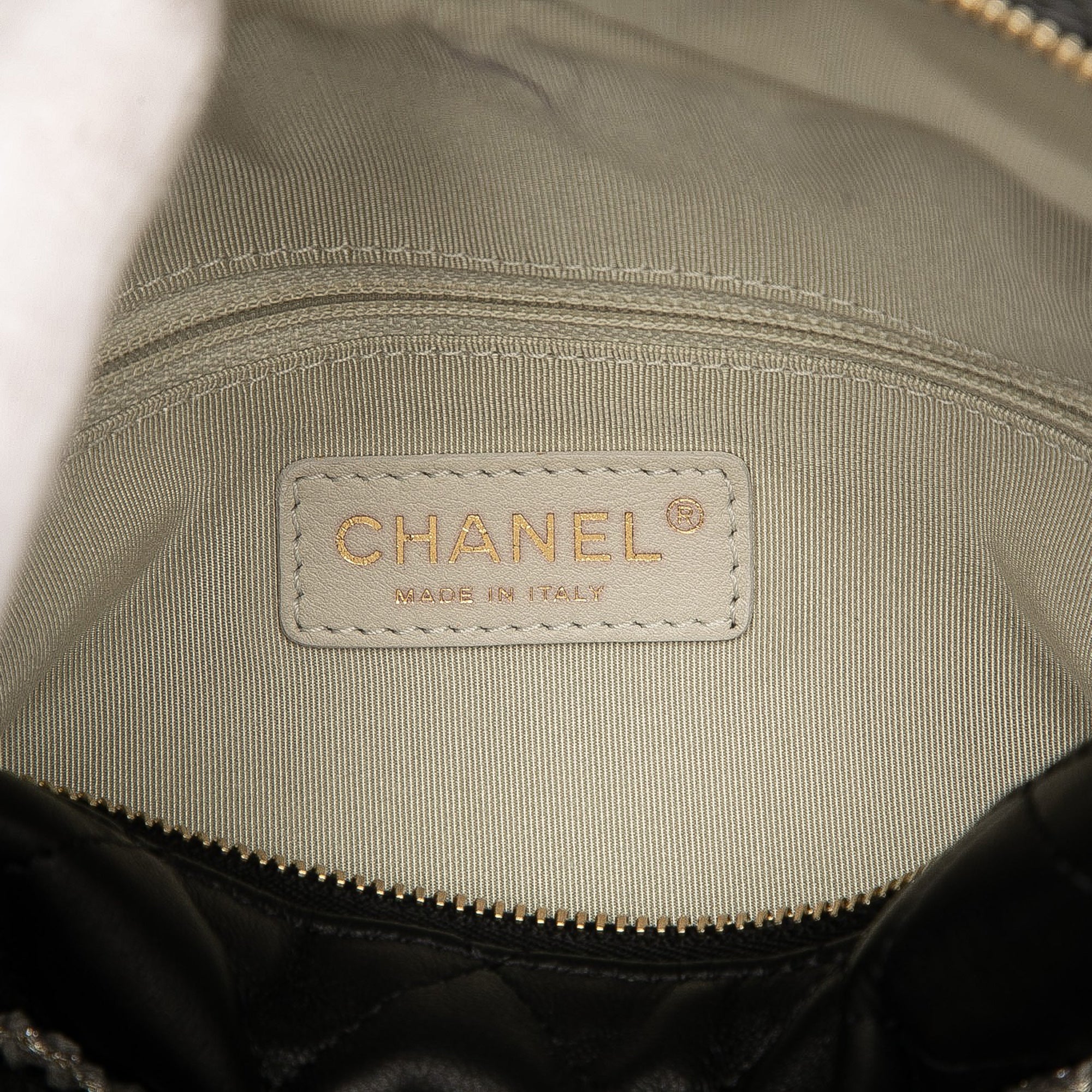 Chanel CC Quilted Lambskin Tweedy Bowler Bag - image 5