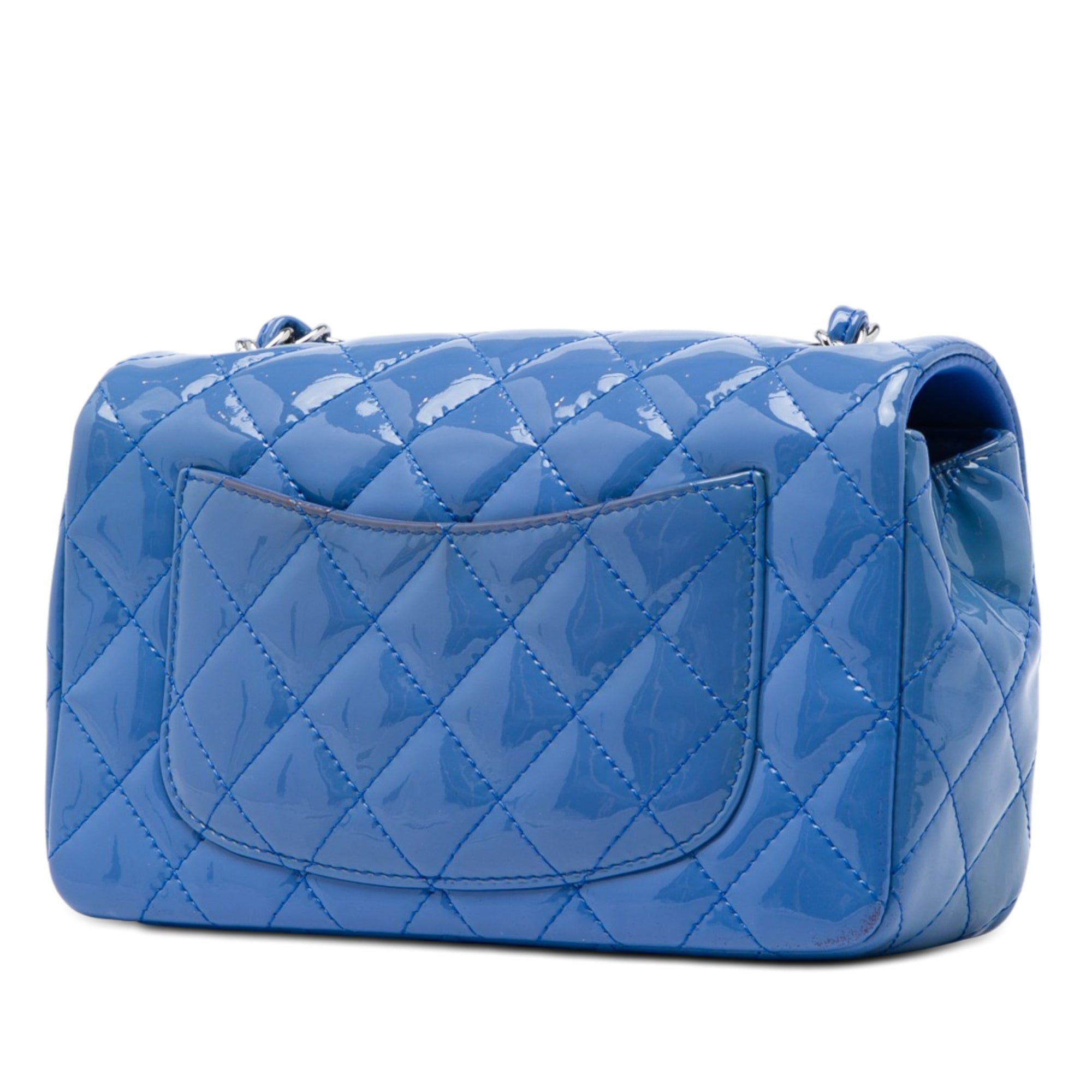 Chanel Mini Rectangular Classic Patent Single Flap - image 2