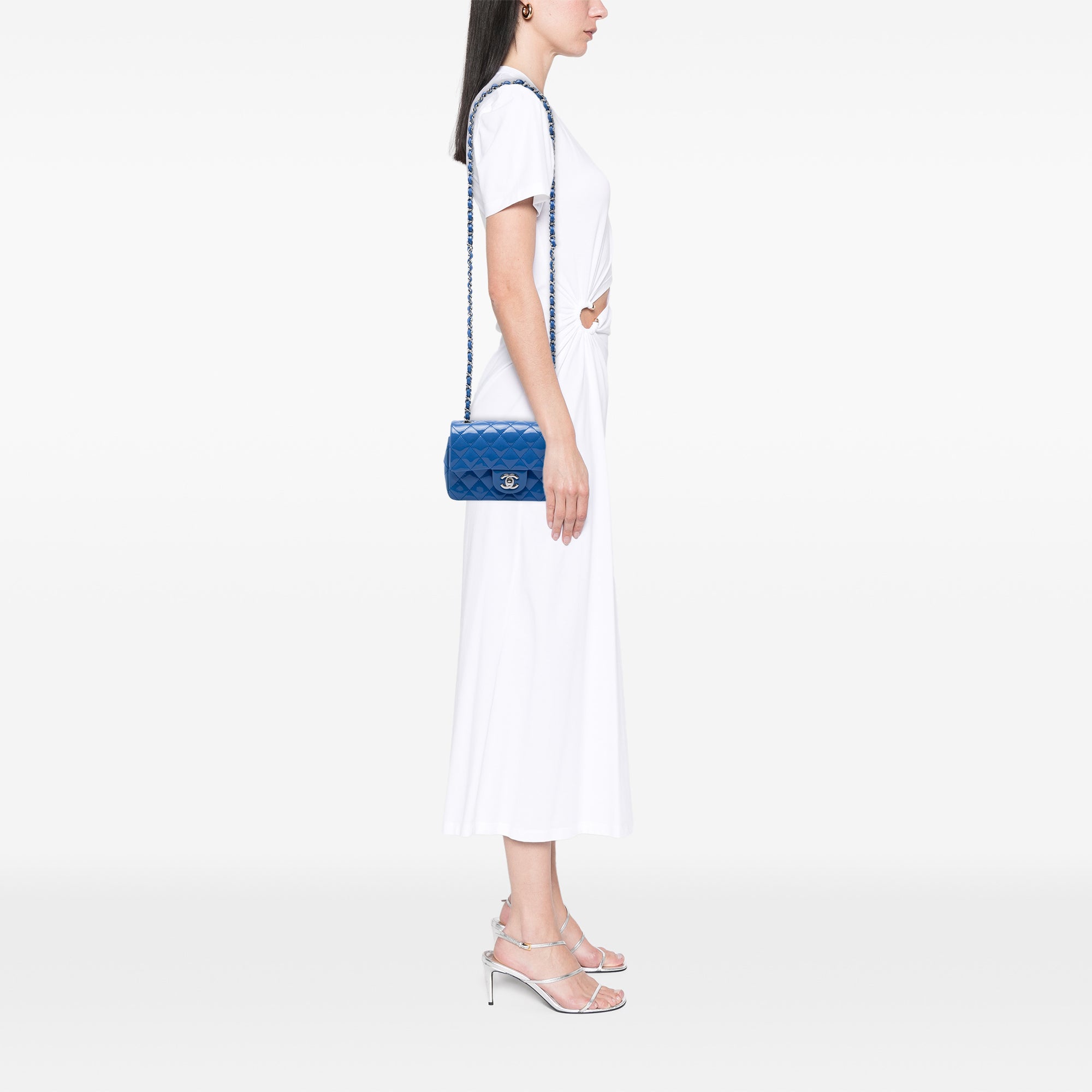 Chanel Mini Rectangular Classic Patent Single Flap - image 5