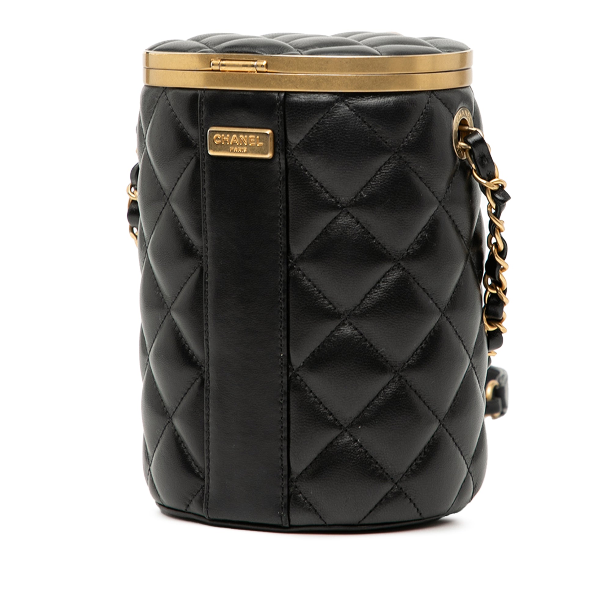 Chanel Small Quilted Lambskin Crown Box Bag - image 2