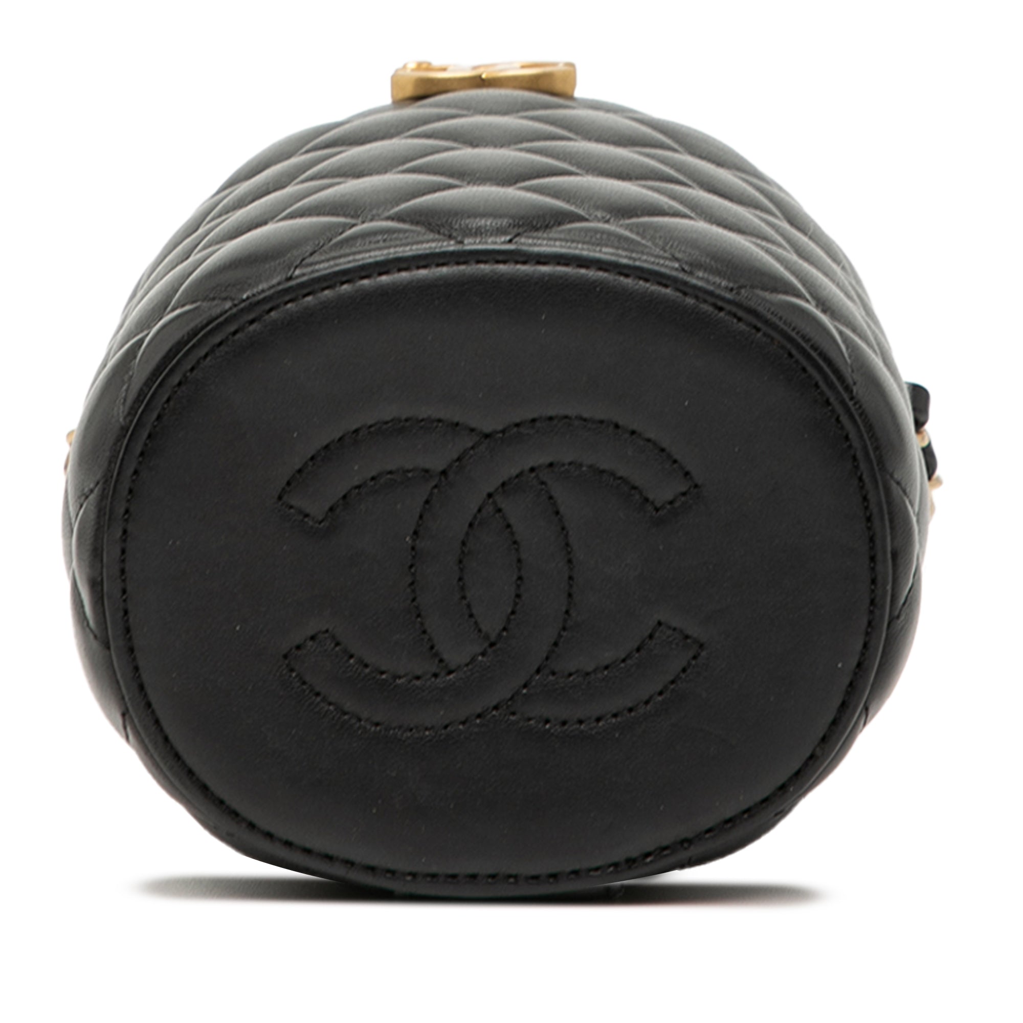 Chanel Small Quilted Lambskin Crown Box Bag - image 3