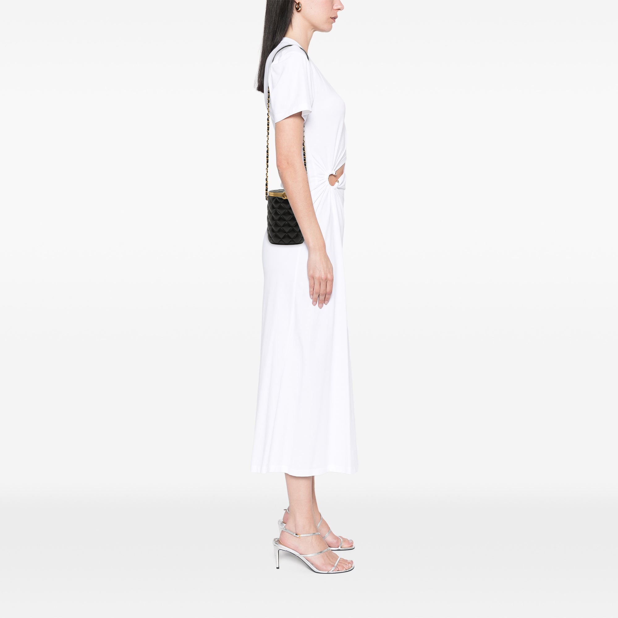 Chanel Small Quilted Lambskin Crown Box Bag - image 8