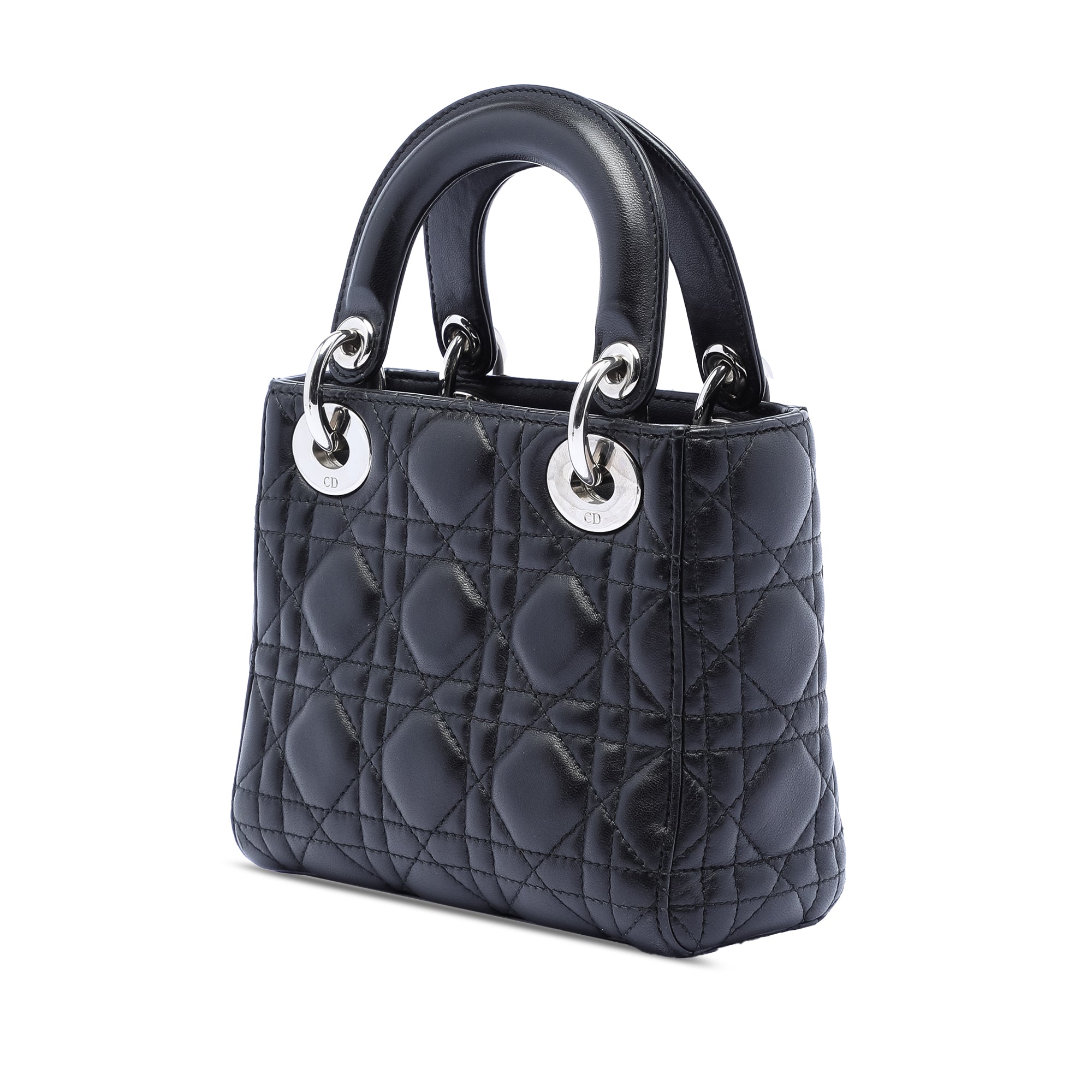 Dior Mini Lambskin Cannage Lady Dior - image 2