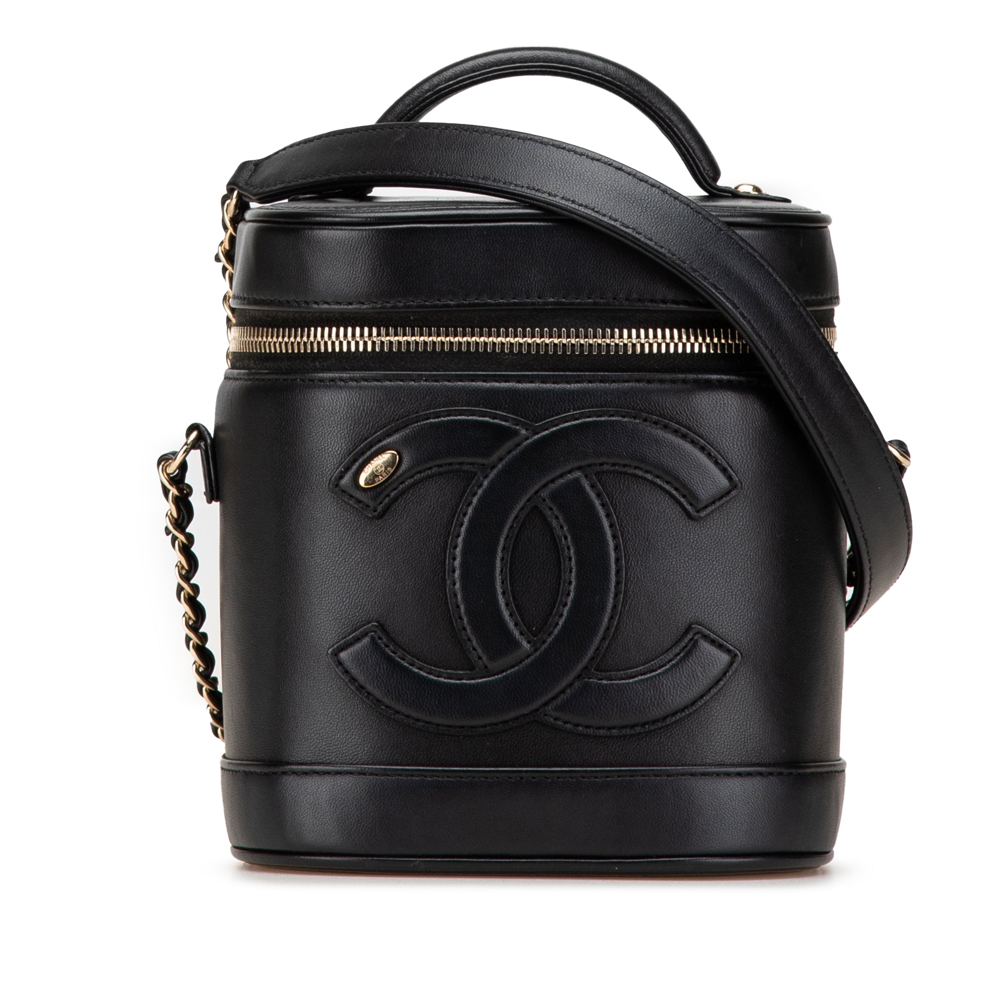 Chanel CC Lambskin Vanity Case - image 1