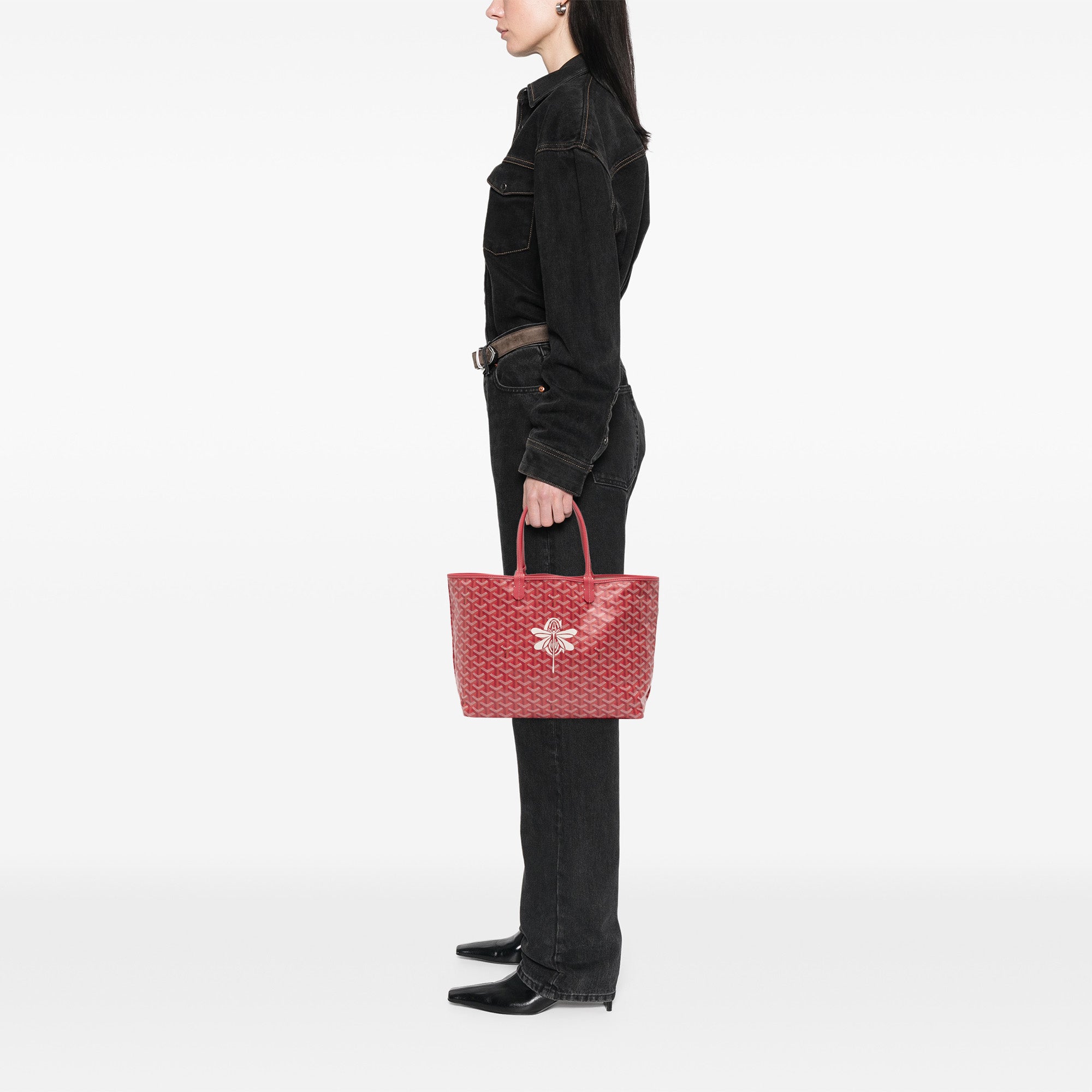 Goyard Limited Edition Goyardine Le Jardin Reversible Saint Louis PM - image 11