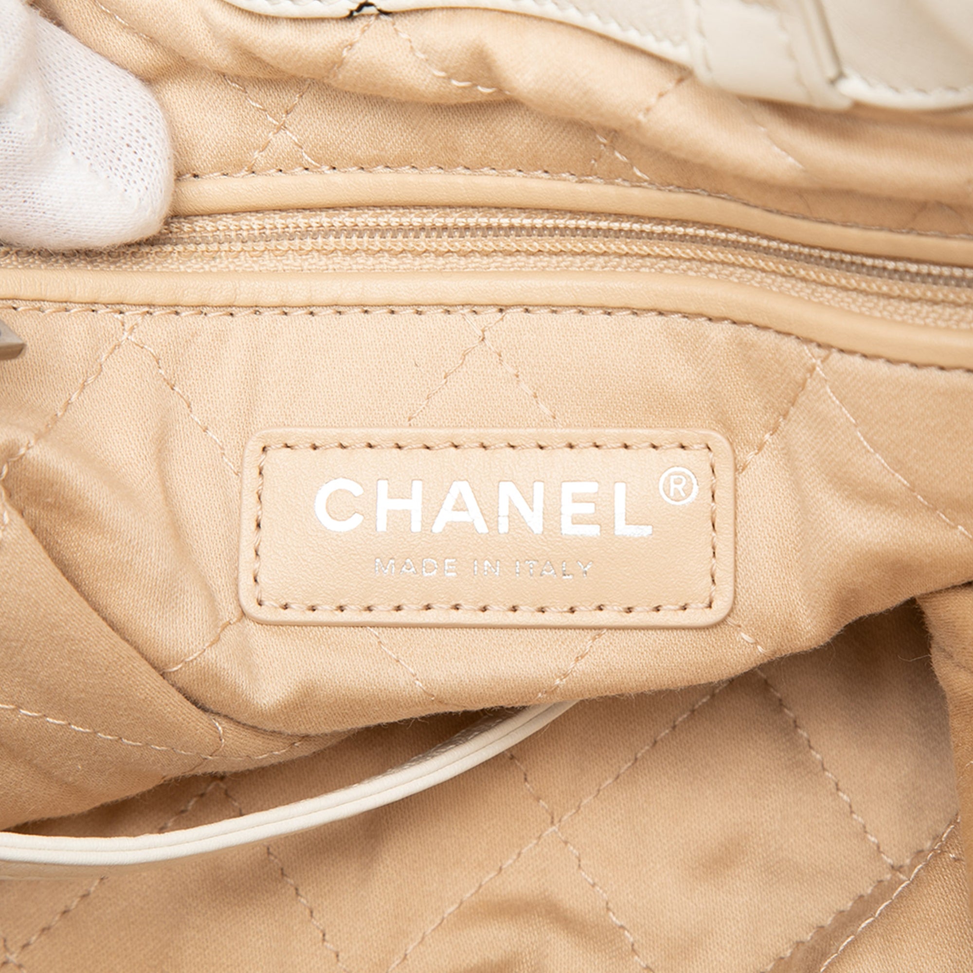 Chanel Large Quilted Shiny Calfskin 22 Backpack - image 5