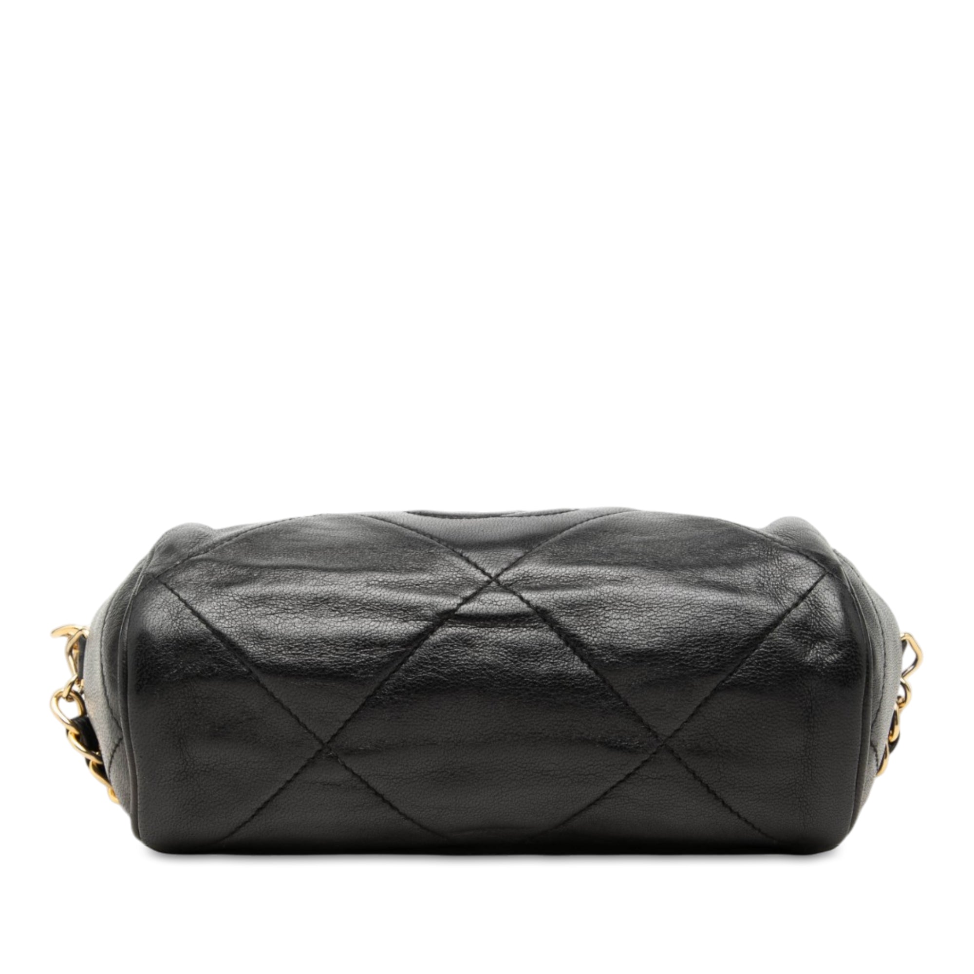 Chanel Quilted Lambskin Tassel Barrel Crossbody - image 3