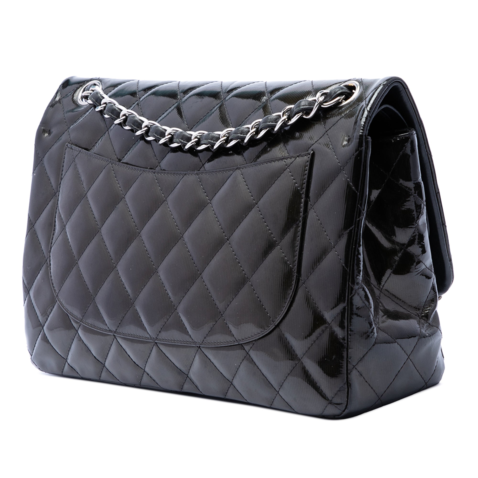 Chanel Jumbo Classic Patent Double Flap - image 2