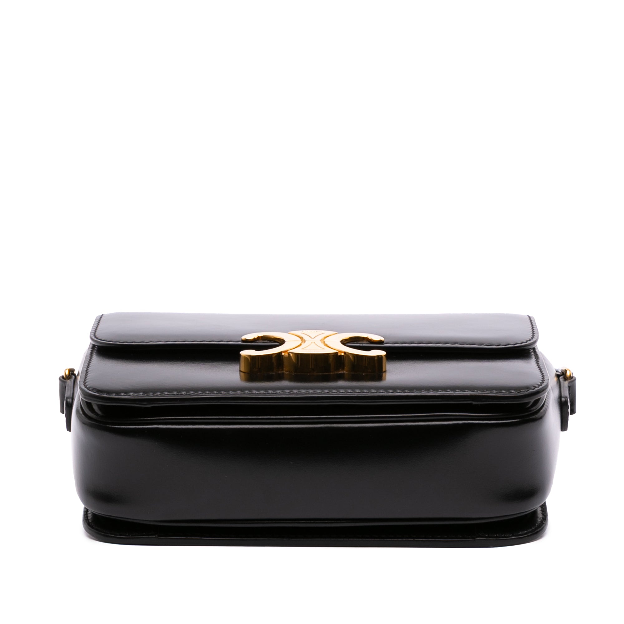 Celine Teen Shiny Calfskin Triomphe Crossbody - image 3