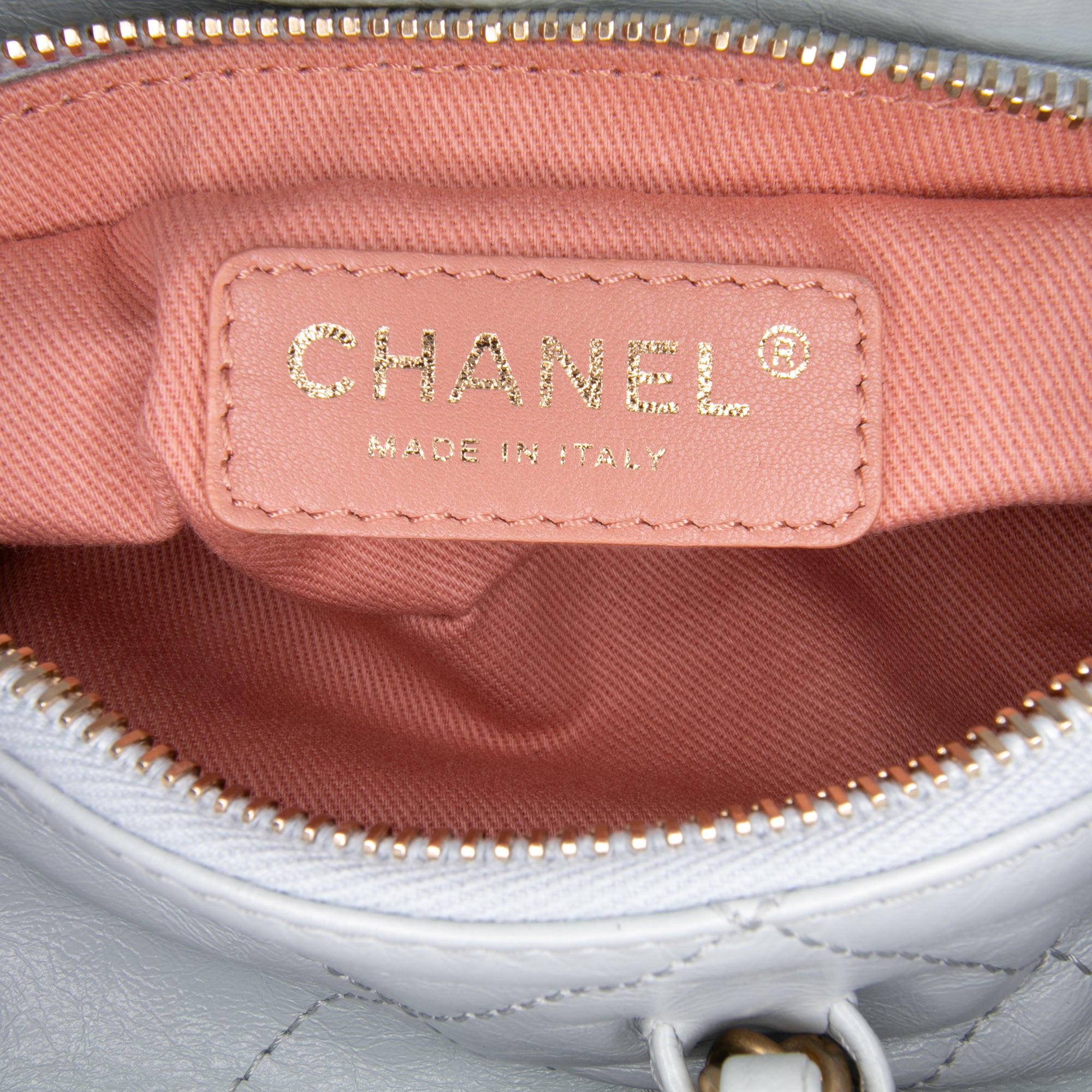 Chanel Quilted Calfskin Midnight Swim Baluchon Bag - image 5