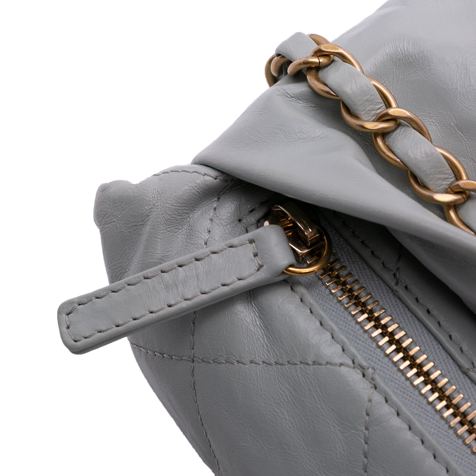 Chanel Quilted Calfskin Midnight Swim Baluchon Bag - image 8