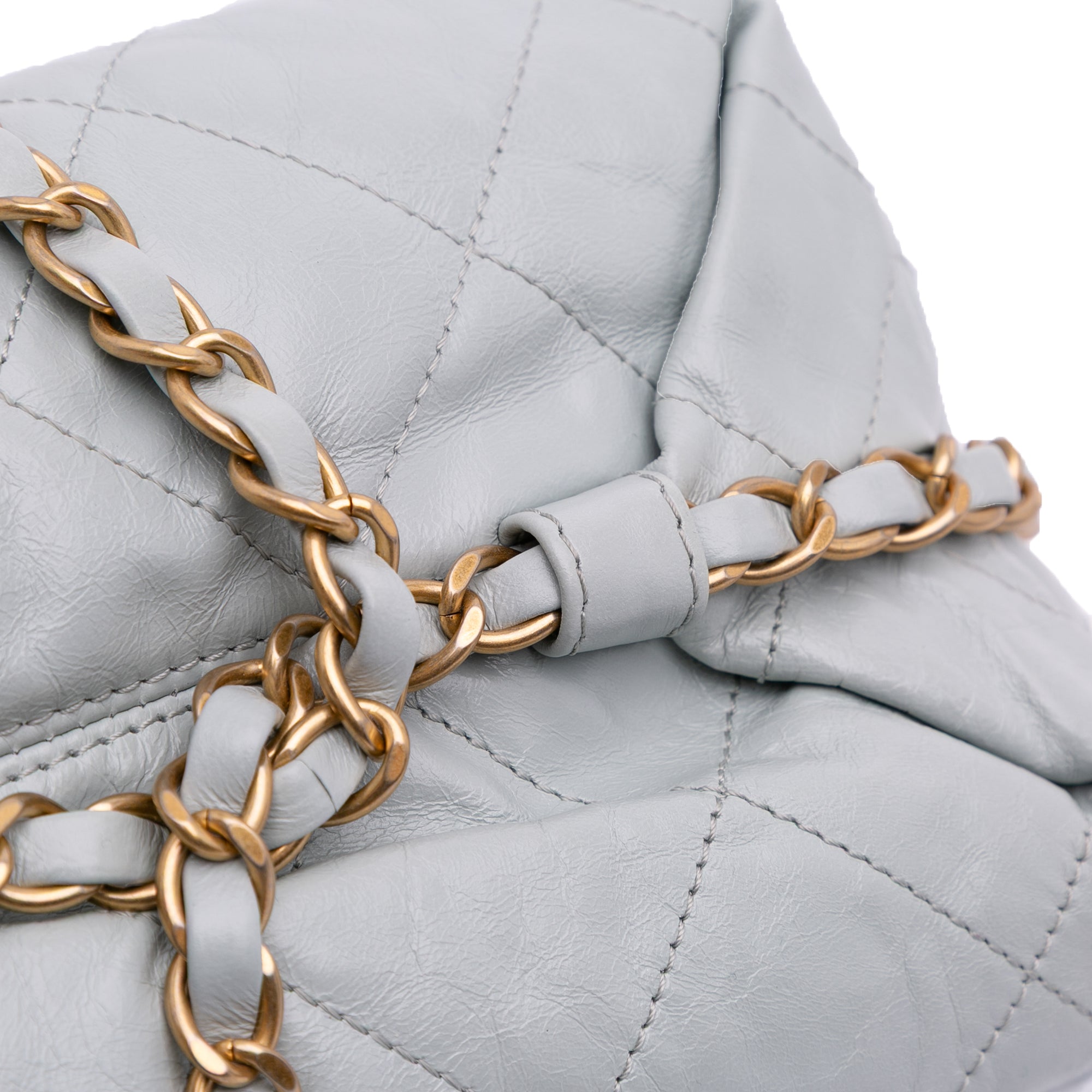Chanel Quilted Calfskin Midnight Swim Baluchon Bag - image 9