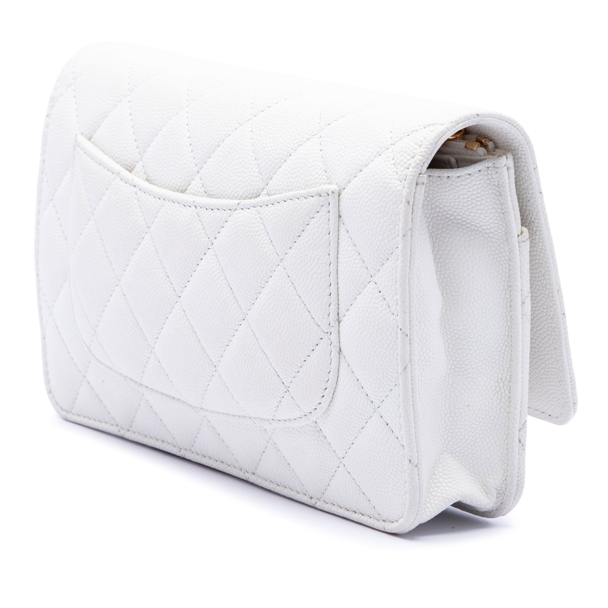 Chanel CC Quilted Caviar Coco Casino Wallet on Chain - image 2