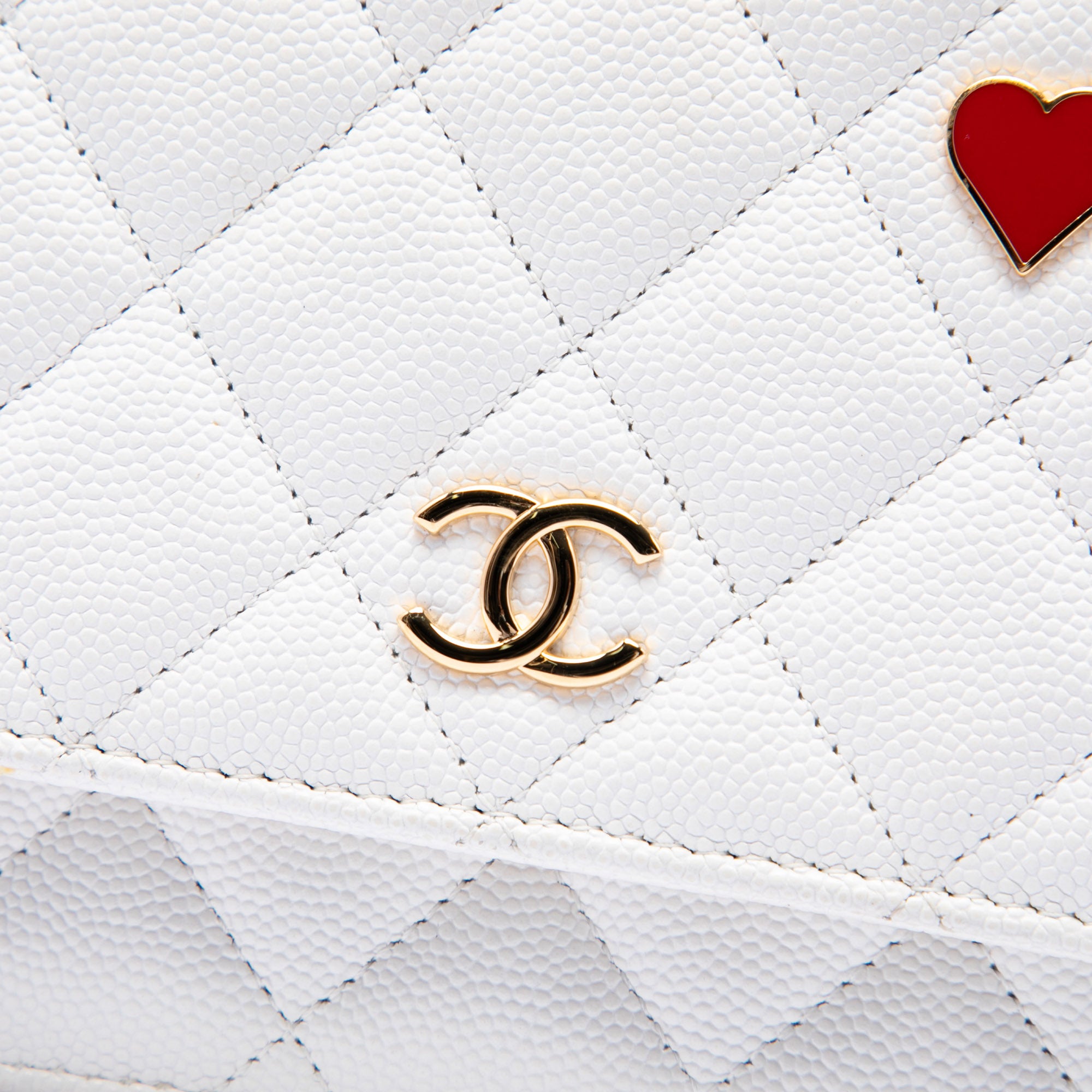 Chanel CC Quilted Caviar Coco Casino Wallet on Chain - image 5