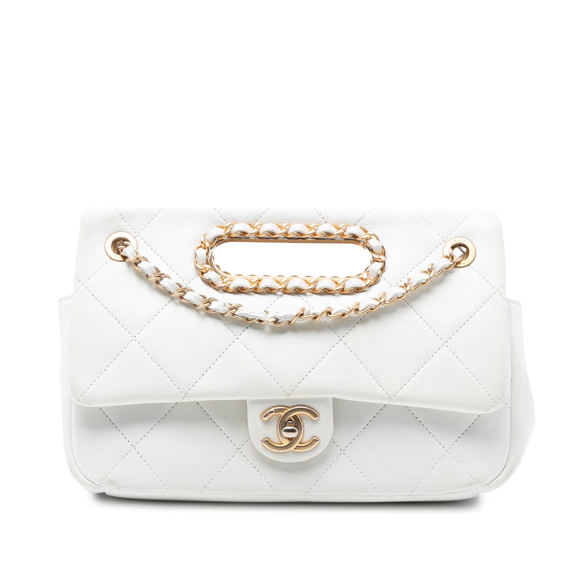 Chanel Medium Quilted Lambskin A Real Catch Flap - image 1