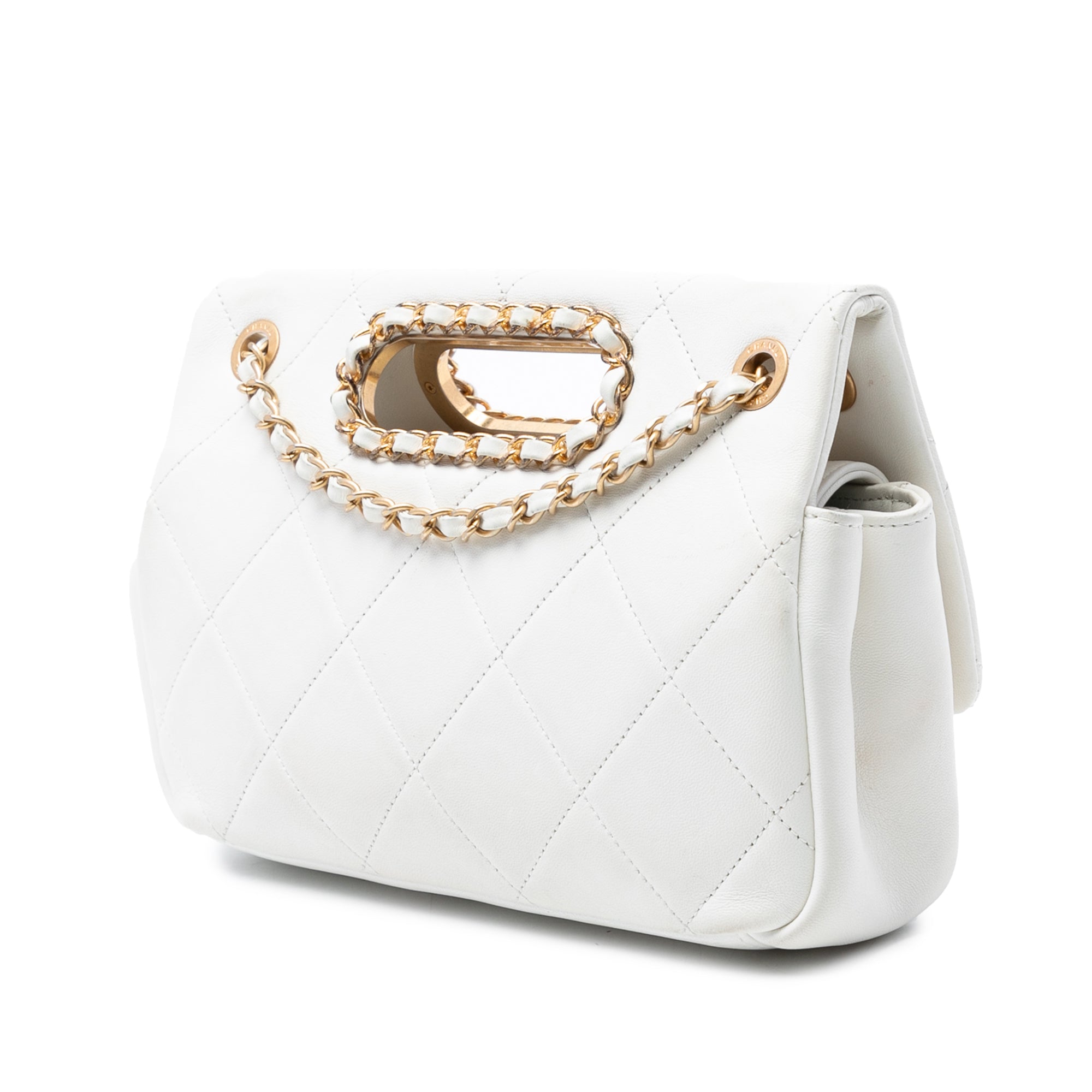 Chanel Medium Quilted Lambskin A Real Catch Flap - image 2