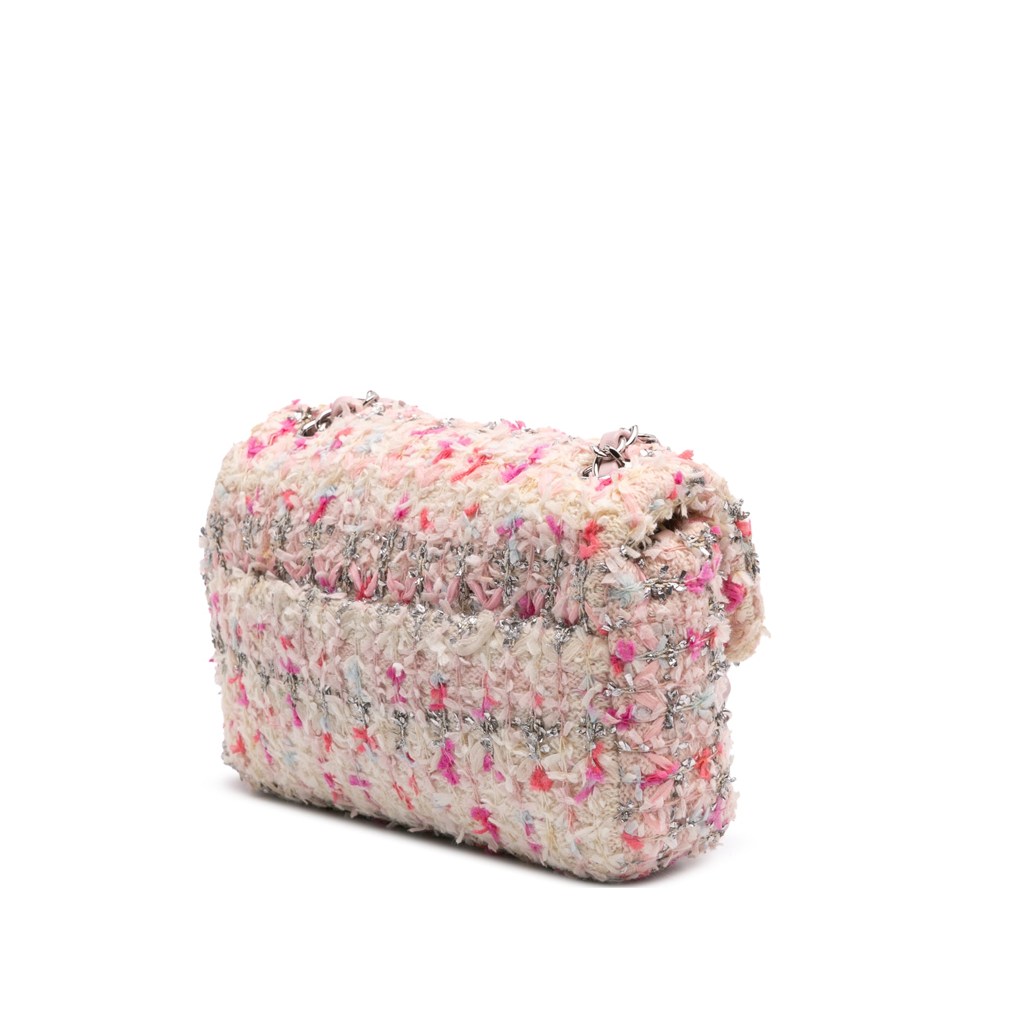 Chanel Mini Rectangular Classic Tweed Single Flap - image 2