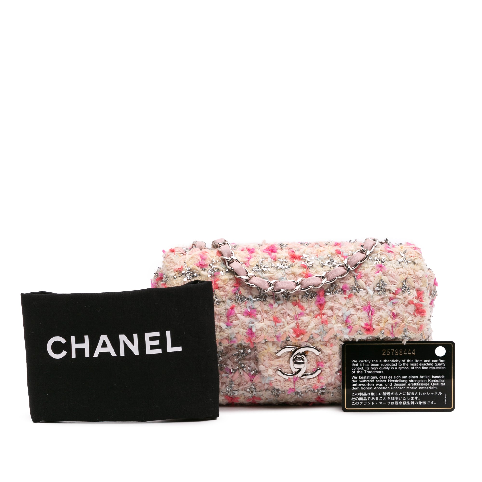 Chanel Mini Rectangular Classic Tweed Single Flap - image 9