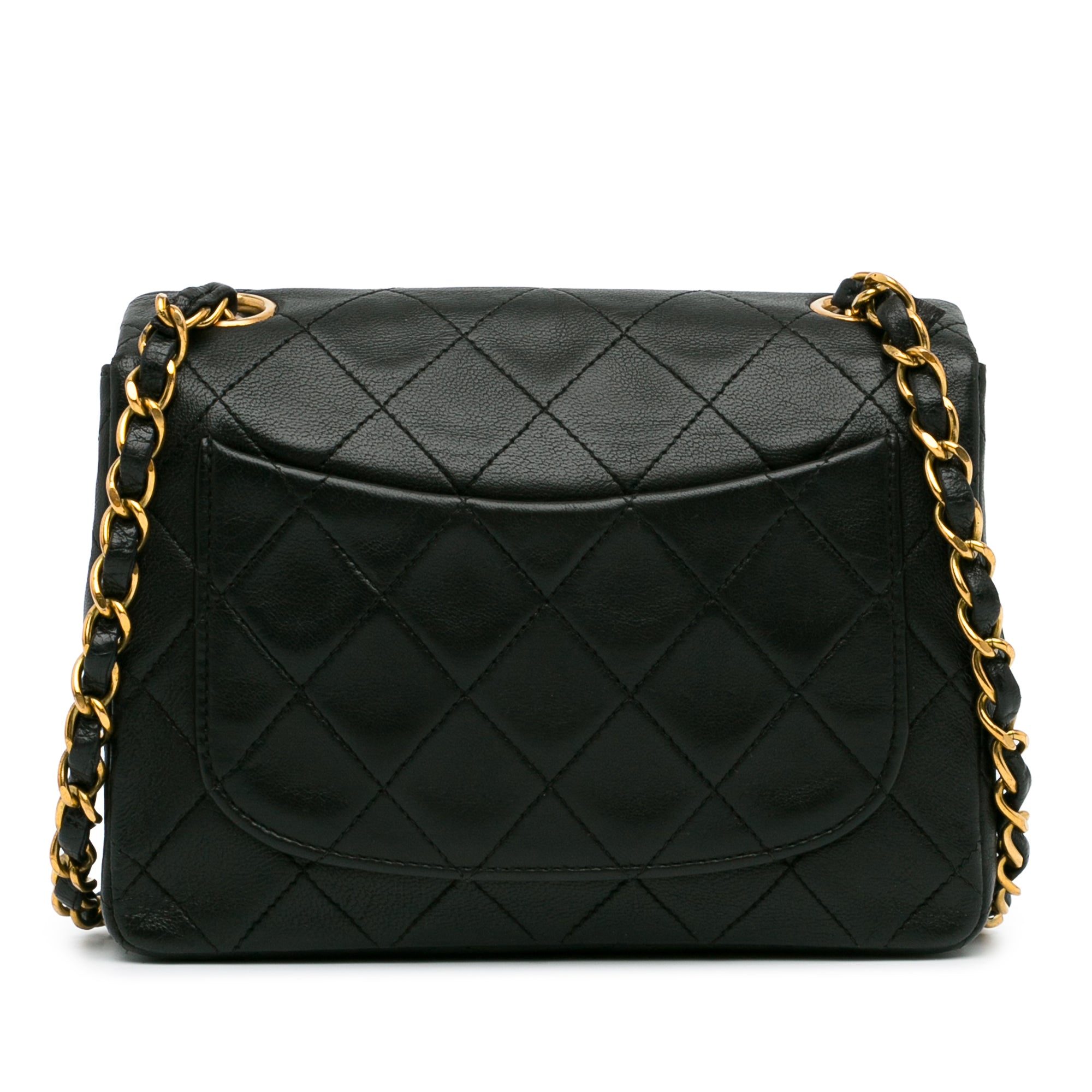 Chanel Mini Square Classic Lambskin Single Flap - image 3