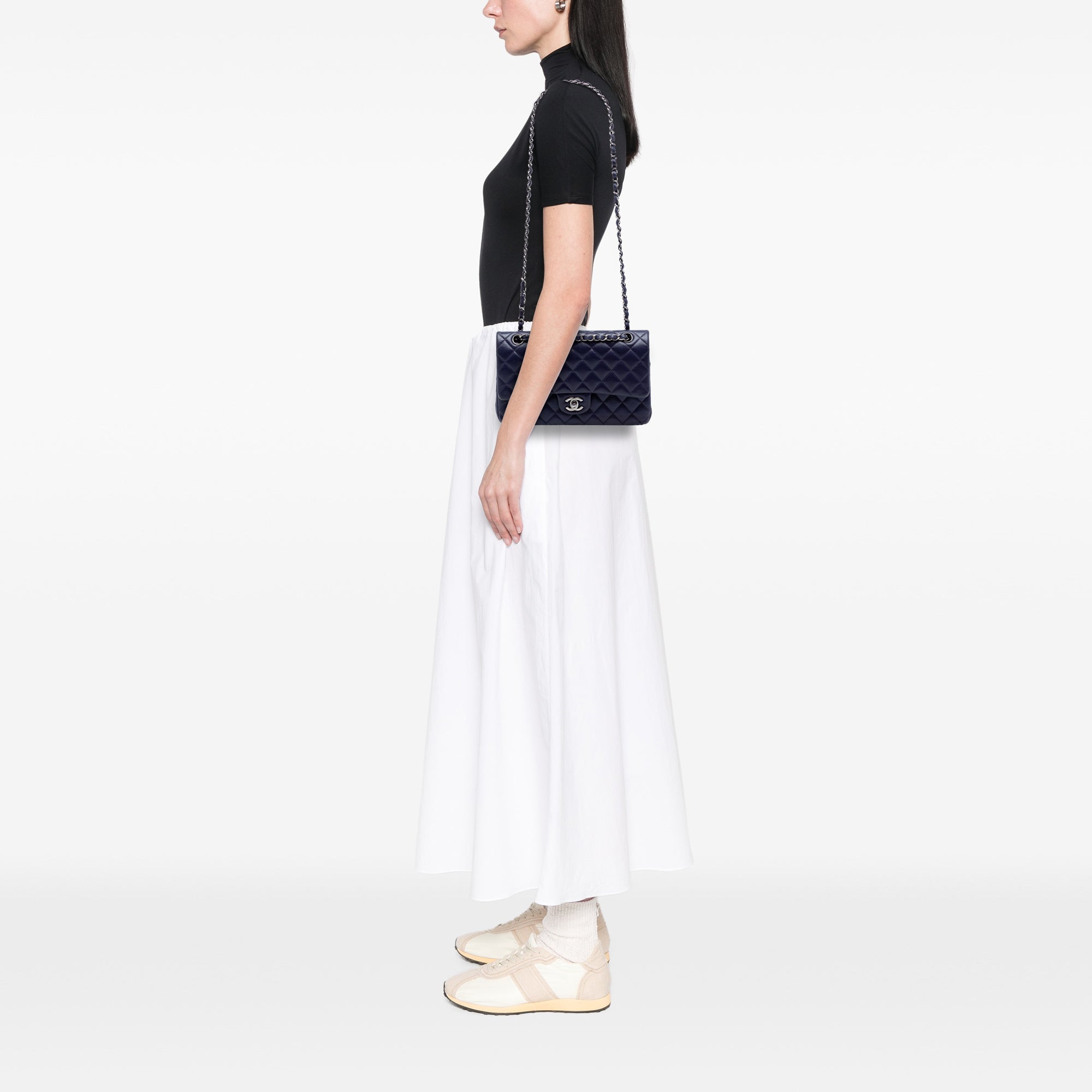 Chanel Medium Classic Lambskin Double Flap - image 7