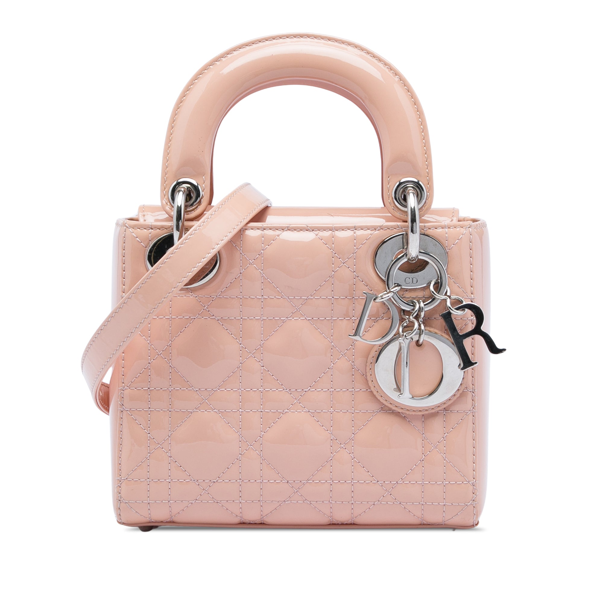 Dior Mini Patent Cannage Lady Dior - image 1