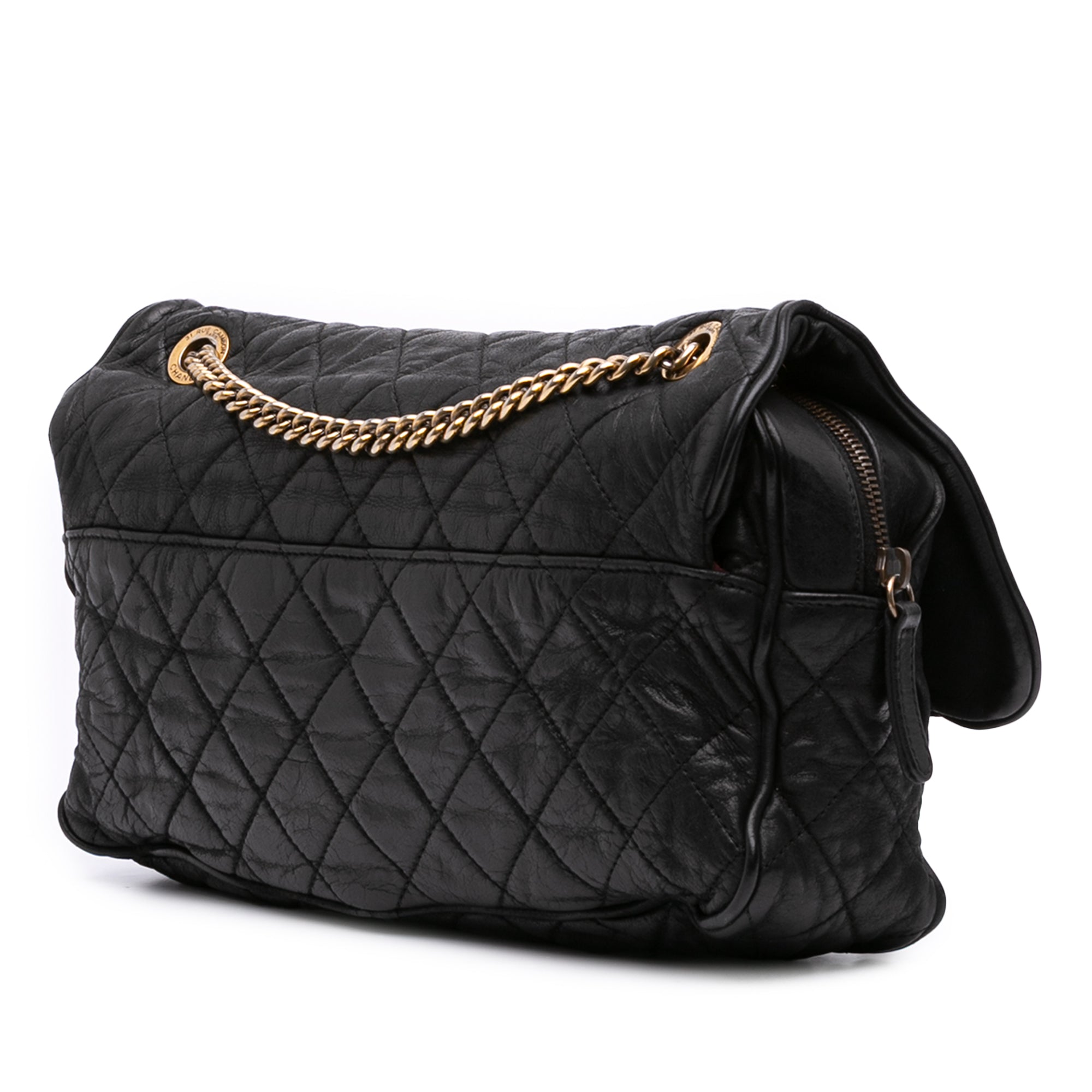 Chanel Large Quilted Iridescent Calfskin Shiva Flap - image 2