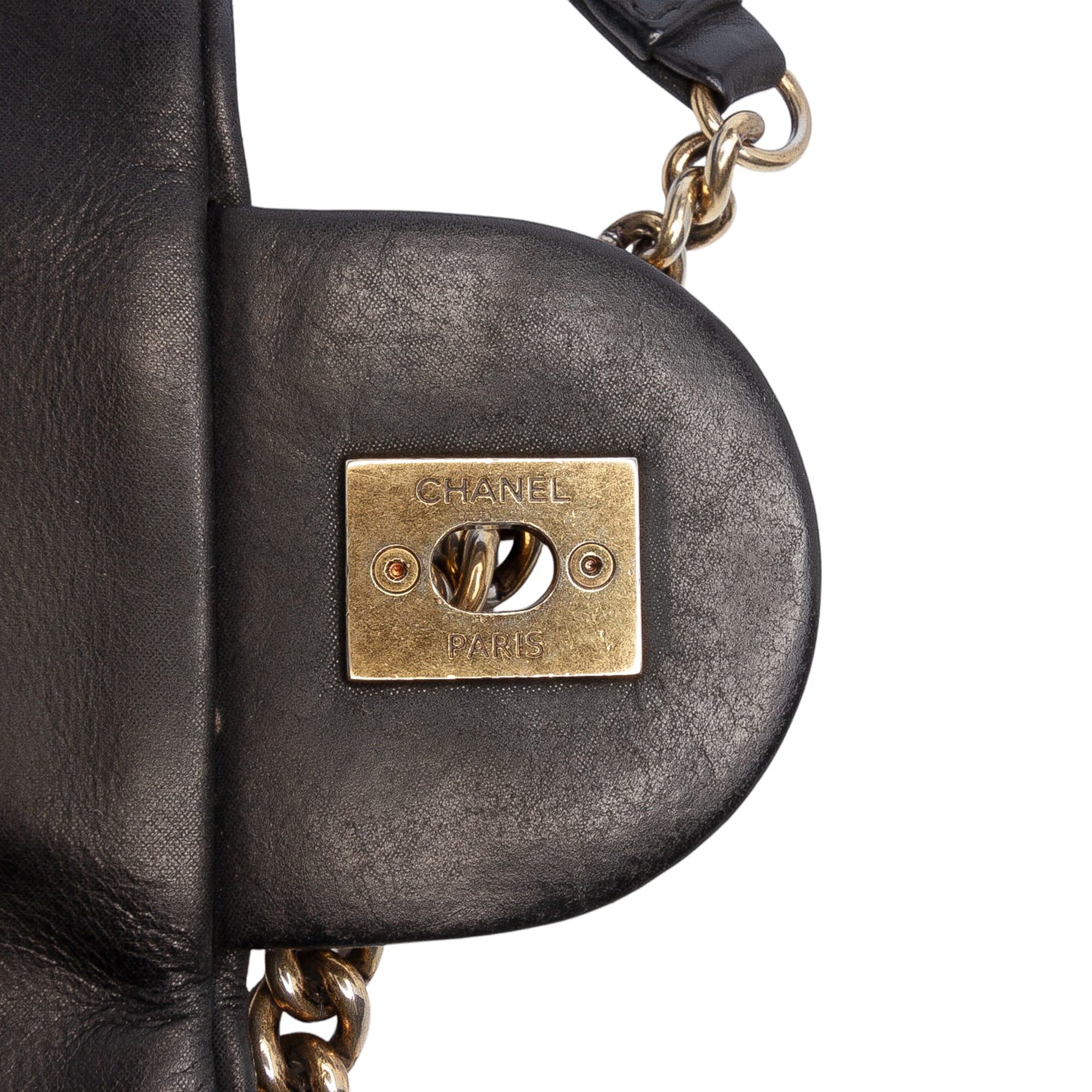 Chanel Large Quilted Iridescent Calfskin Shiva Flap - image 7