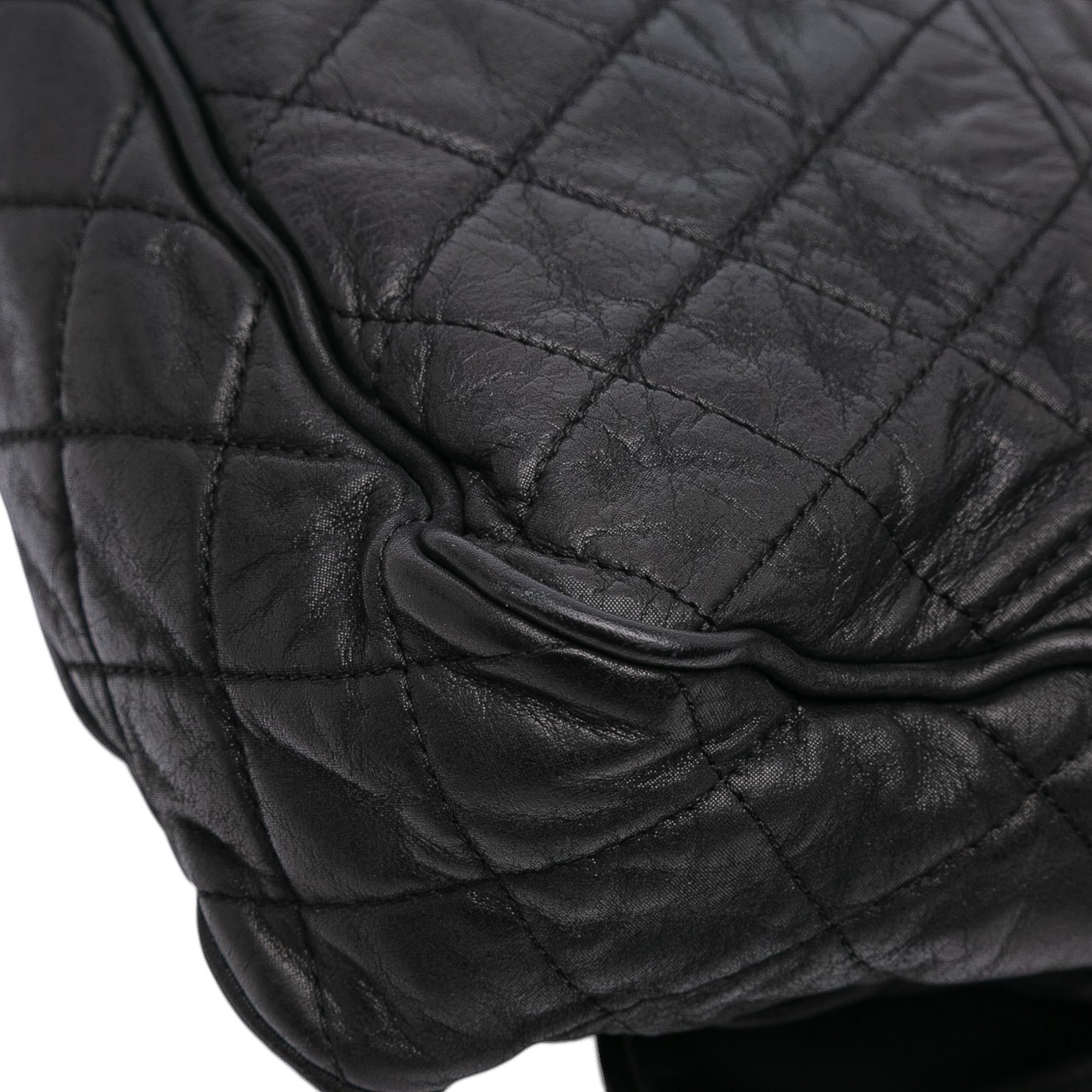 Chanel Large Quilted Iridescent Calfskin Shiva Flap - image 8