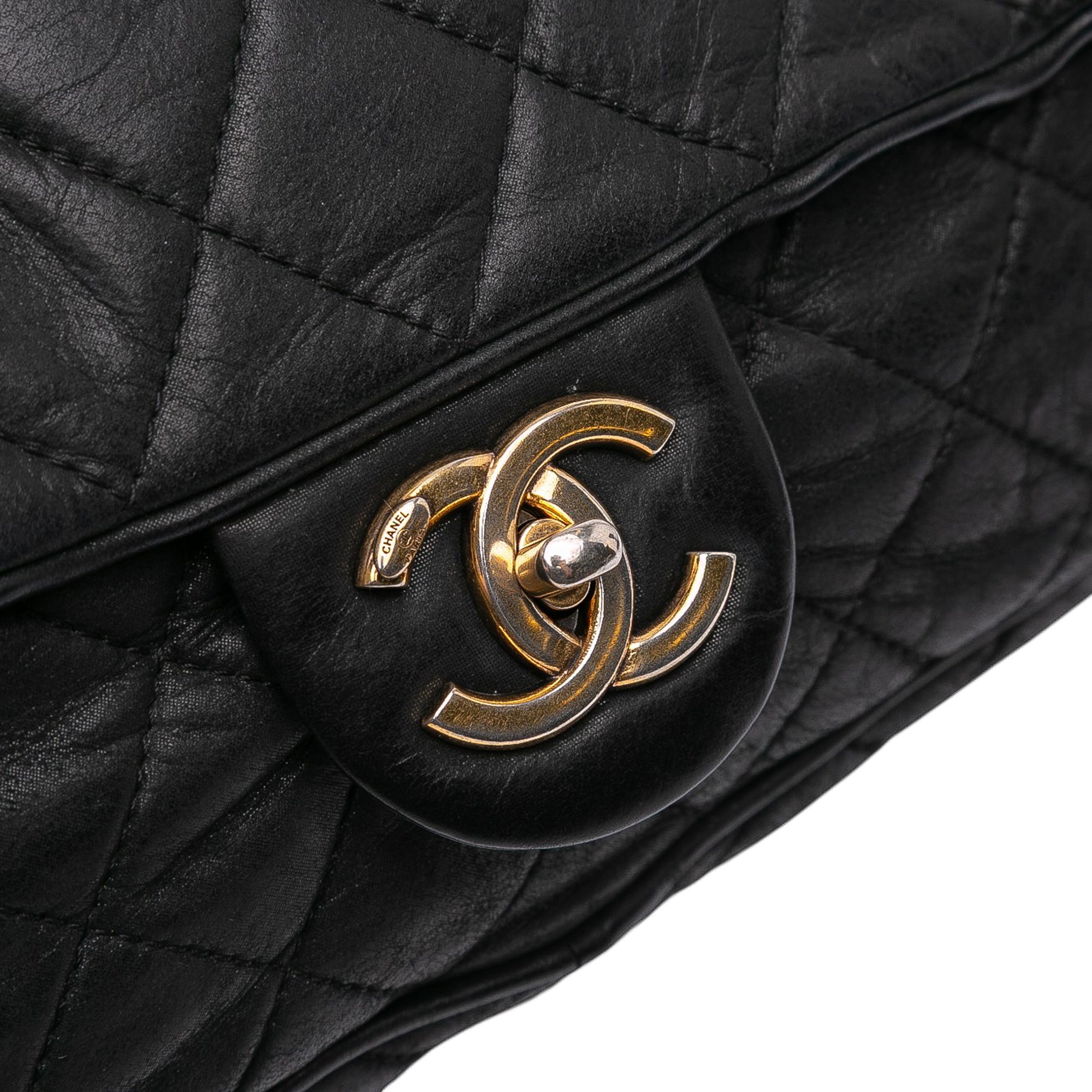 Chanel Large Quilted Iridescent Calfskin Shiva Flap - image 9