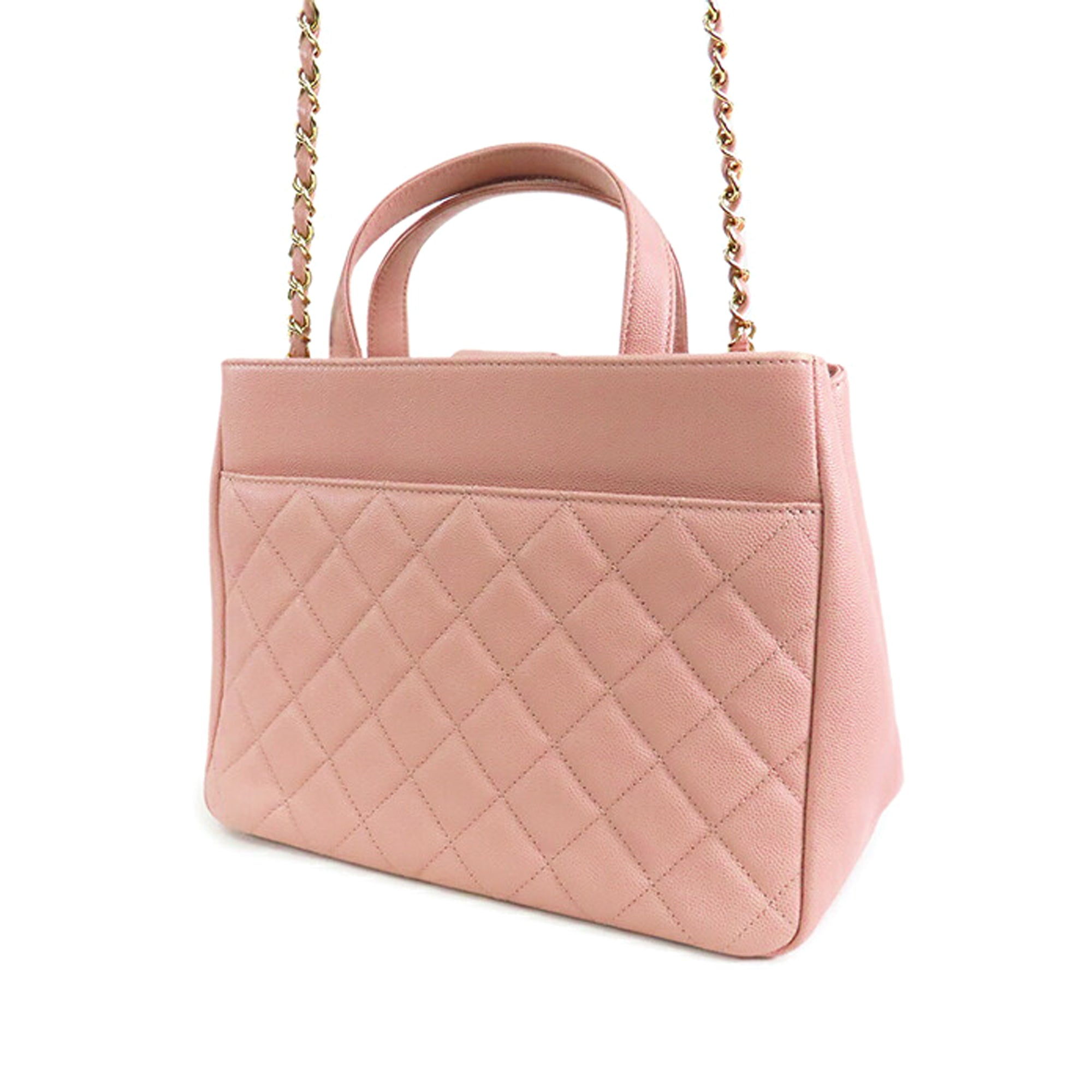 Chanel Small Quilted Caviar Business Affinity Satchel - image 2