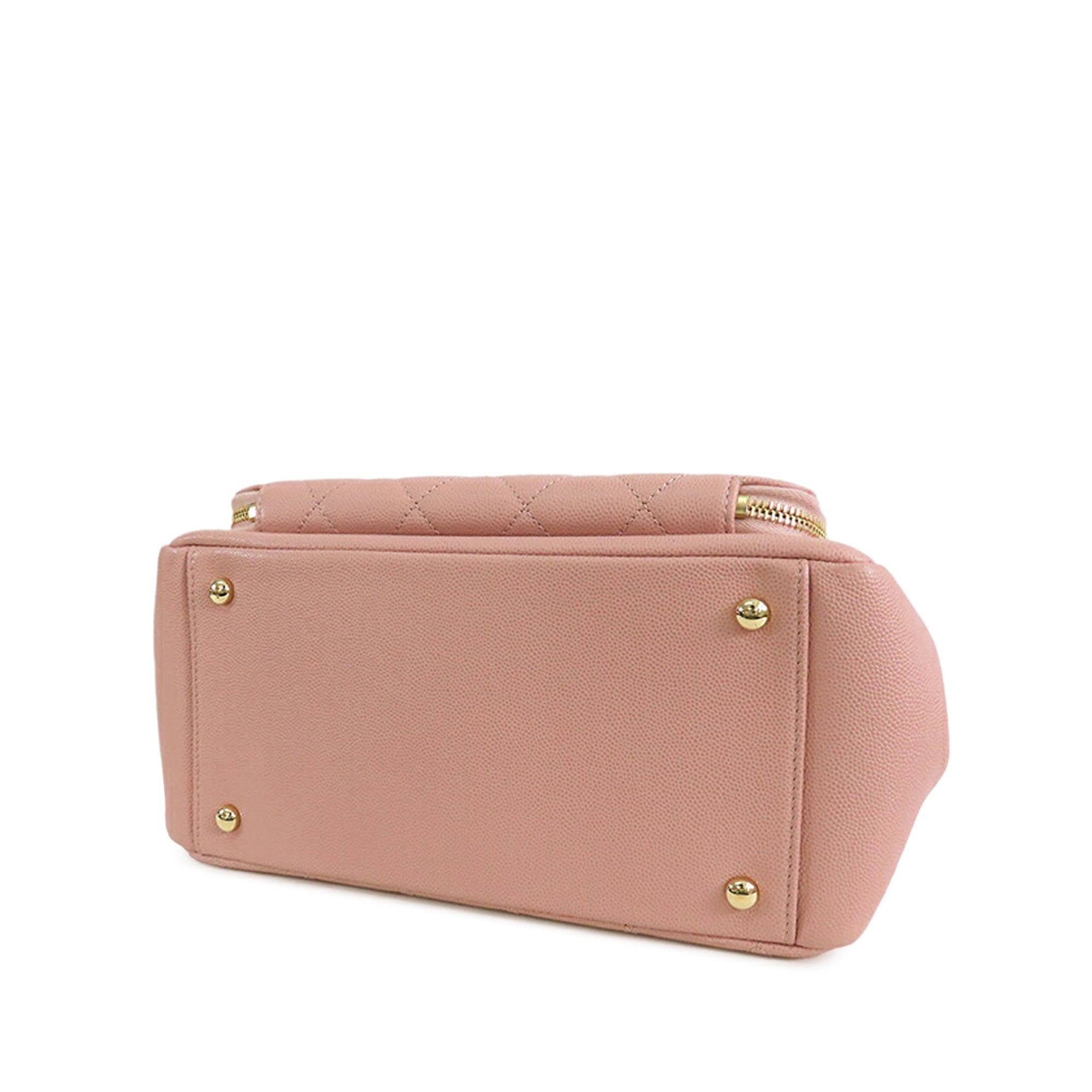 Chanel Small Quilted Caviar Business Affinity Satchel - image 3