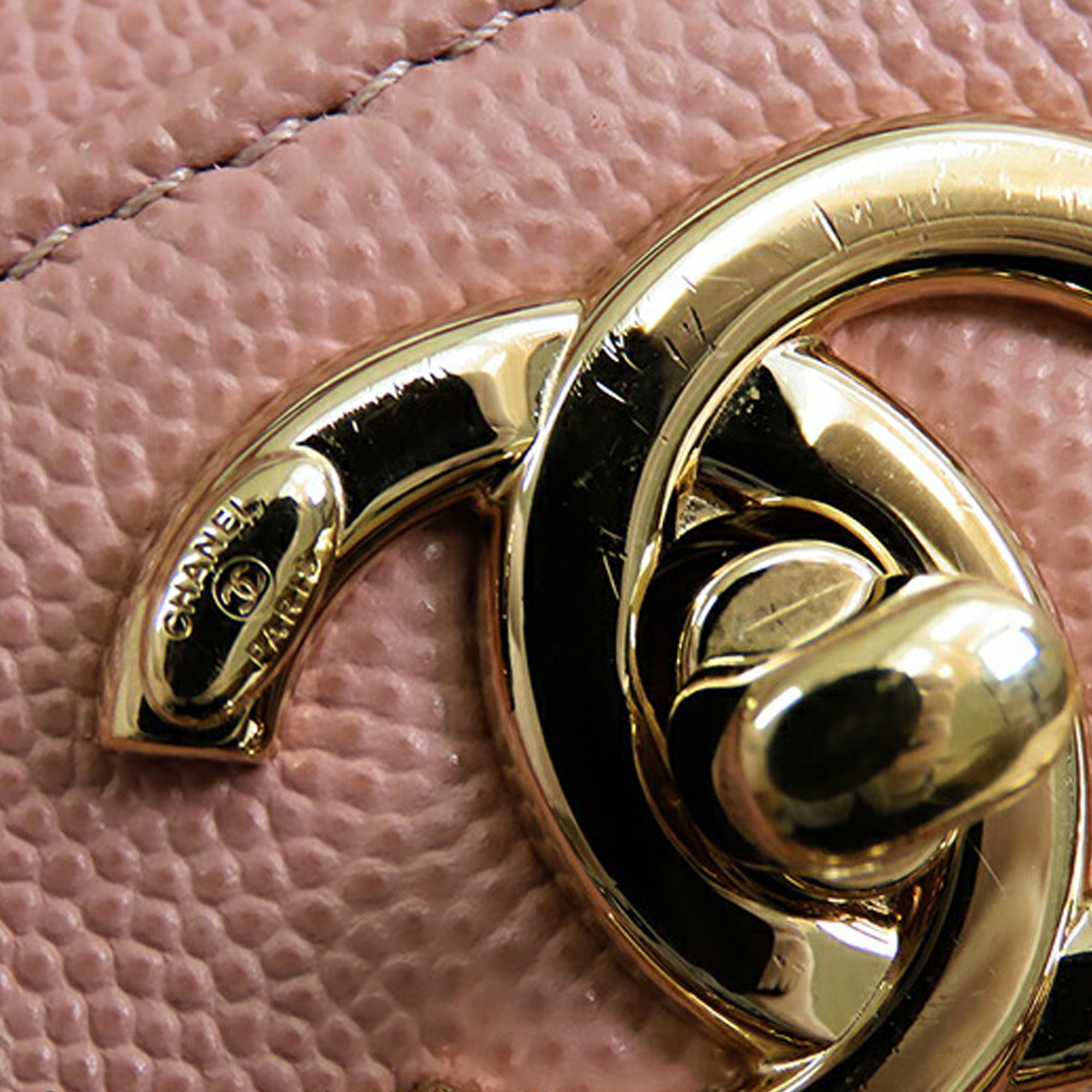 Chanel Small Quilted Caviar Business Affinity Satchel - image 5