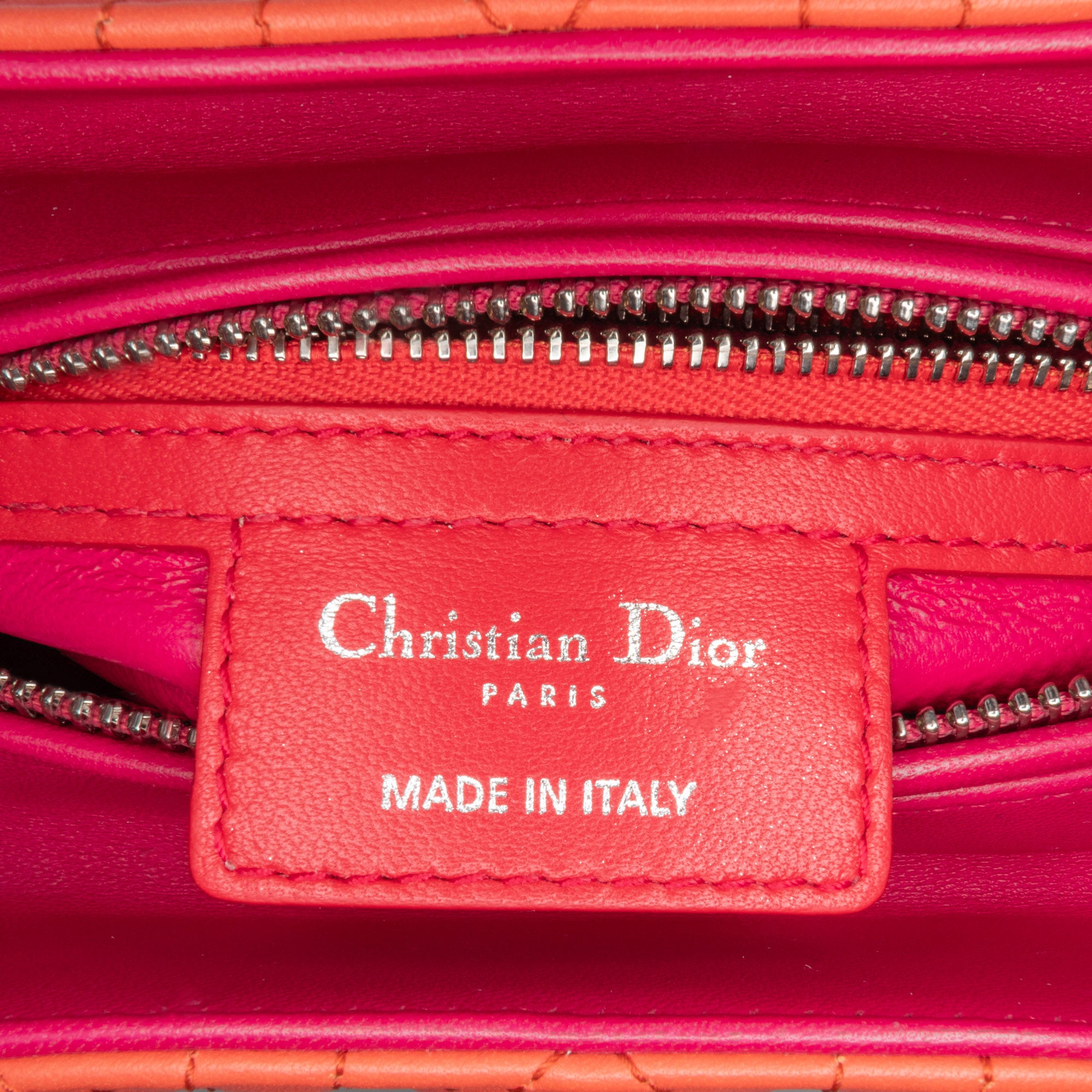 Dior Medium Bicolor Lambskin Cannage Lady Dior - image 5