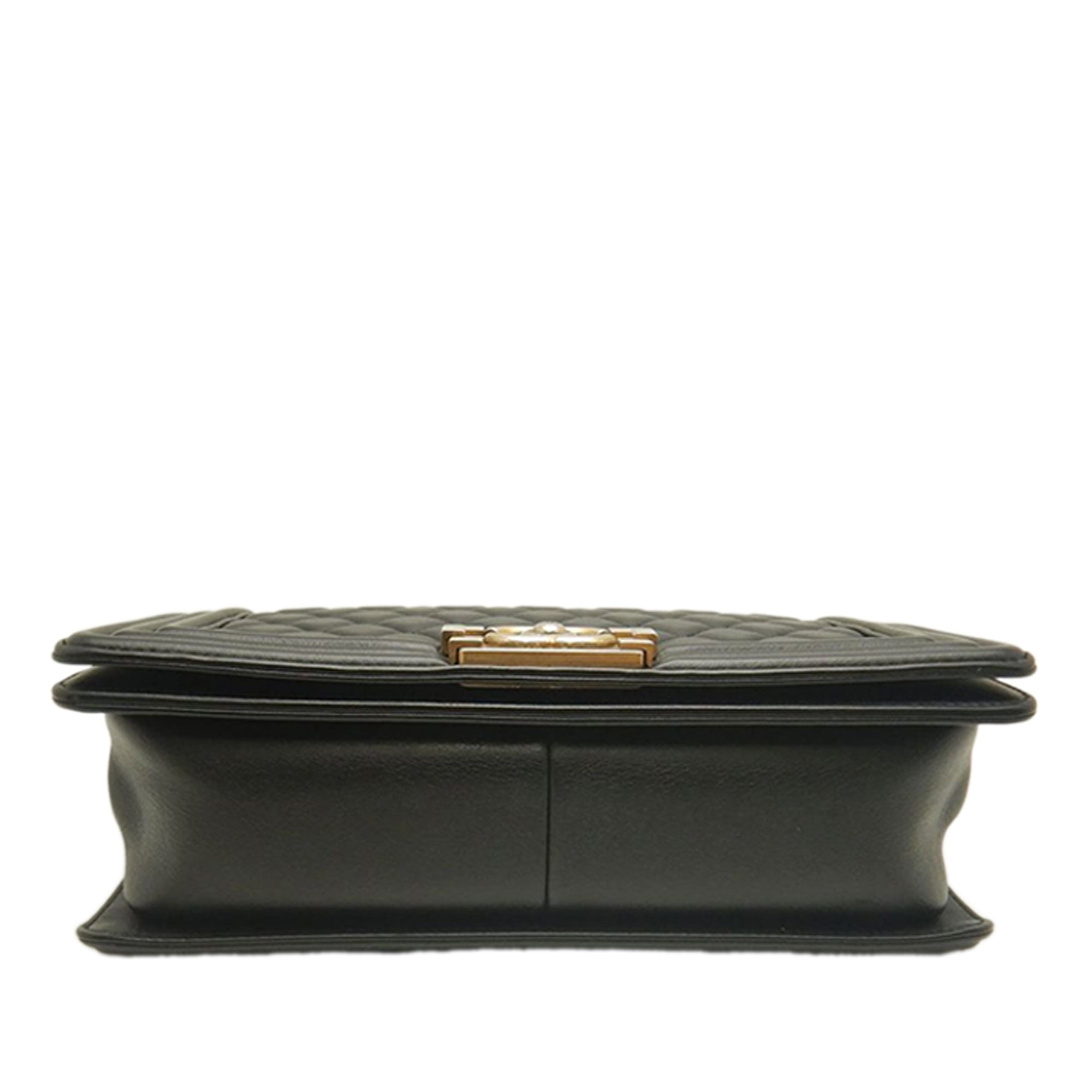 Chanel Old Medium Quilted Lambskin Boy Flap - image 3
