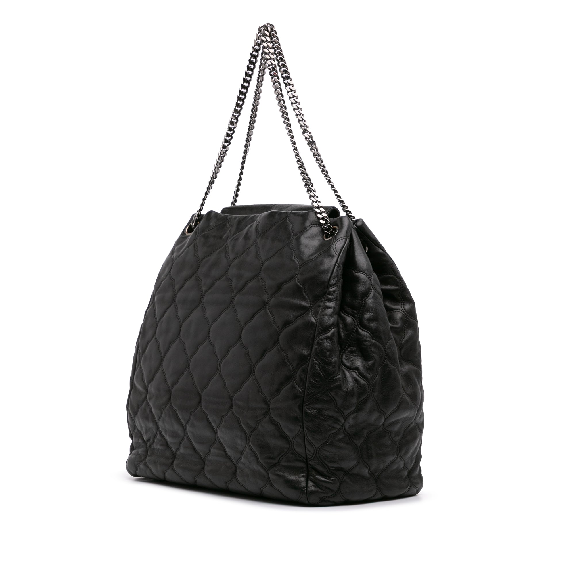 Chanel Paris Moscow Quilted Lambskin Cells Accordion Tote - image 2
